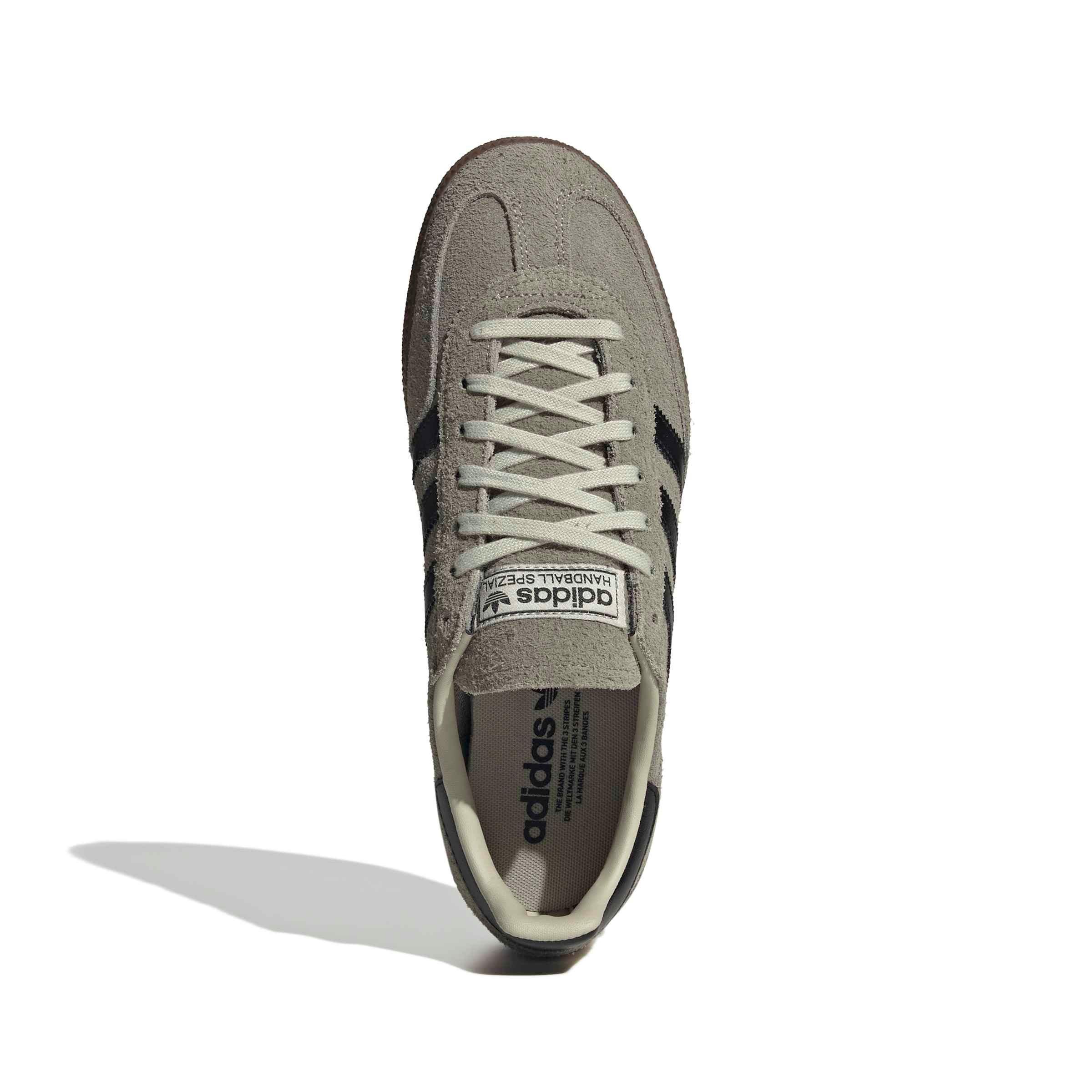 adidas Originals Handball Spezial "Silver Pebble/Core Black/Gum 5" Men's Shoe - SILVER/BLACK/GUM