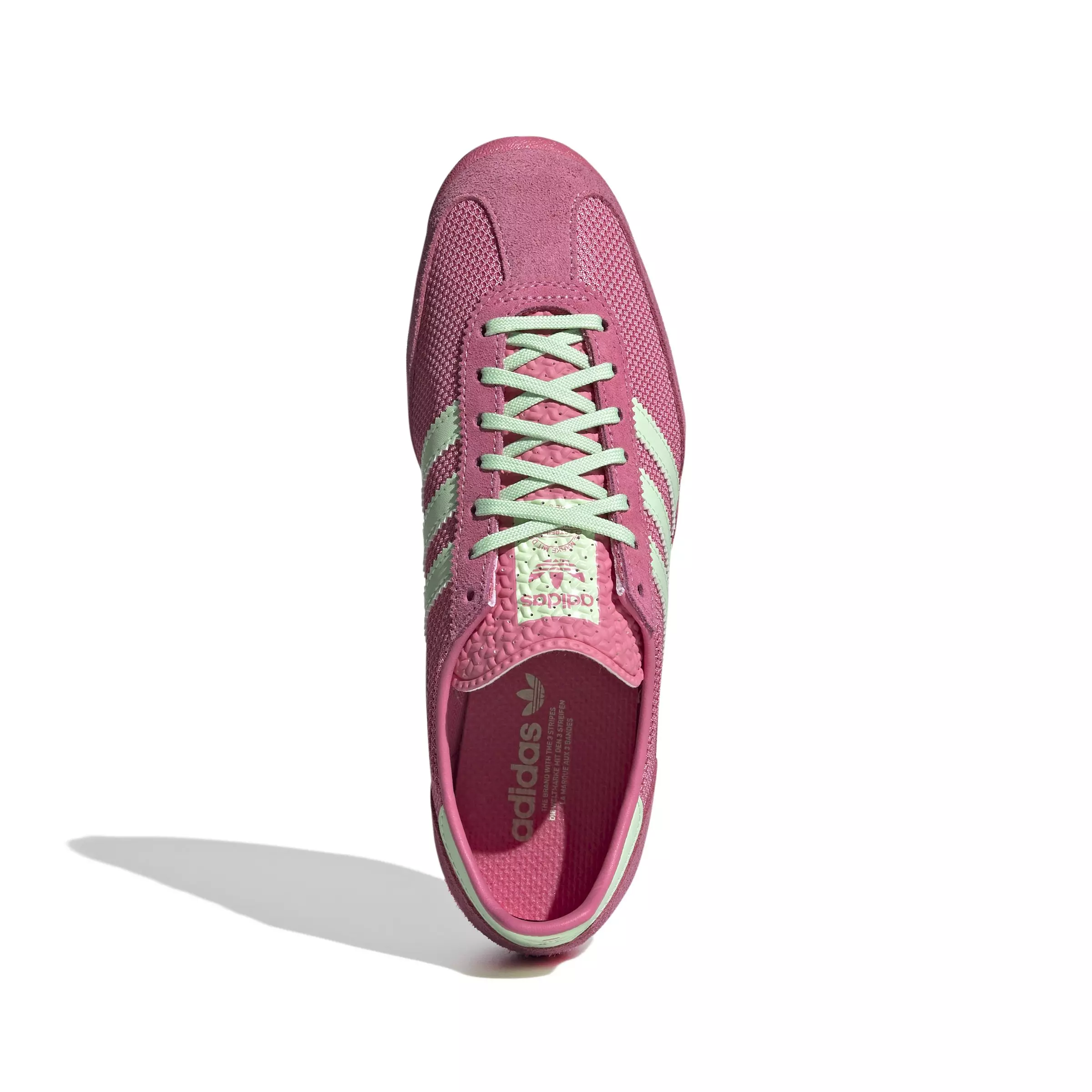 adidas Originals SL 72 OG "Pink Fusion/Semi Green Spark/Lucid Blue" Women's Shoe - PINK/GREEN/BLUE
