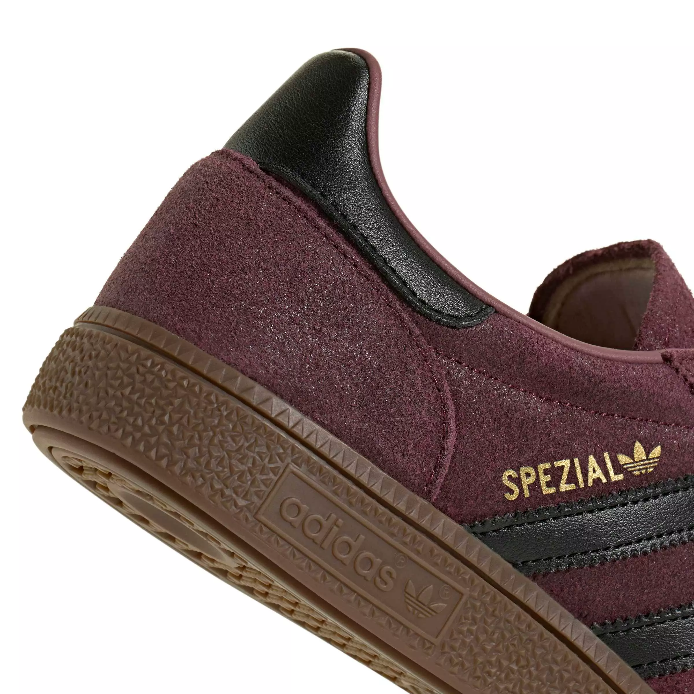 adidas Originals Handball Spezial "Maroon/Core Black/Gum 5" Men's Shoe - MAROON/BLACK/GUM