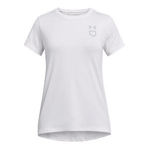 Under Armour Girls' Utility Softball Training T-Shirt -White