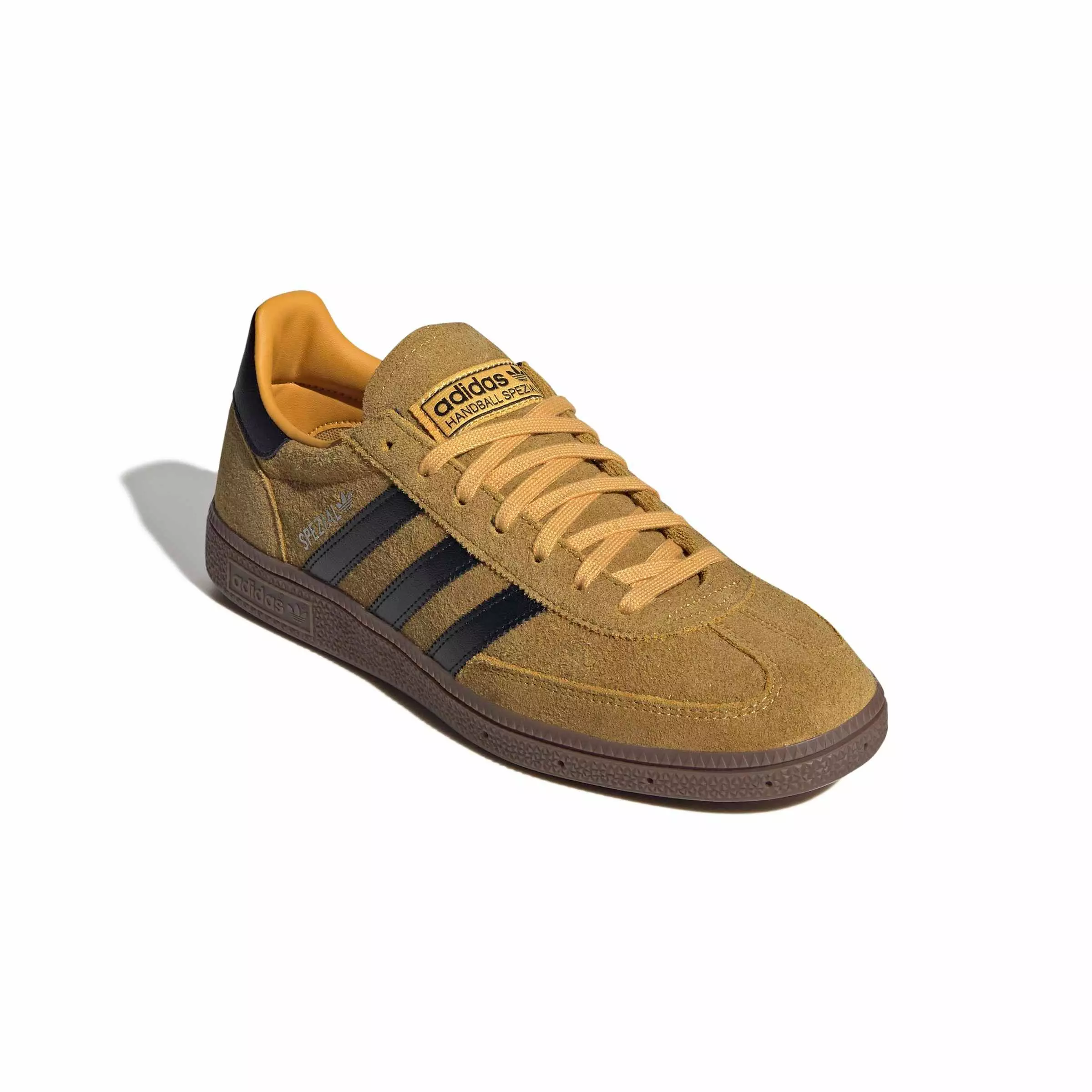 adidas Originals Handball Spezial "Victory Gold/Core Black/Gum 5" Men's Shoe - GOLD/BLACK/GUM