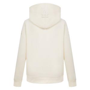 Pro Standard Big Boys' MLB Los Angeles Dodgers Neutral Fleece Pullover Hoodie -Cream