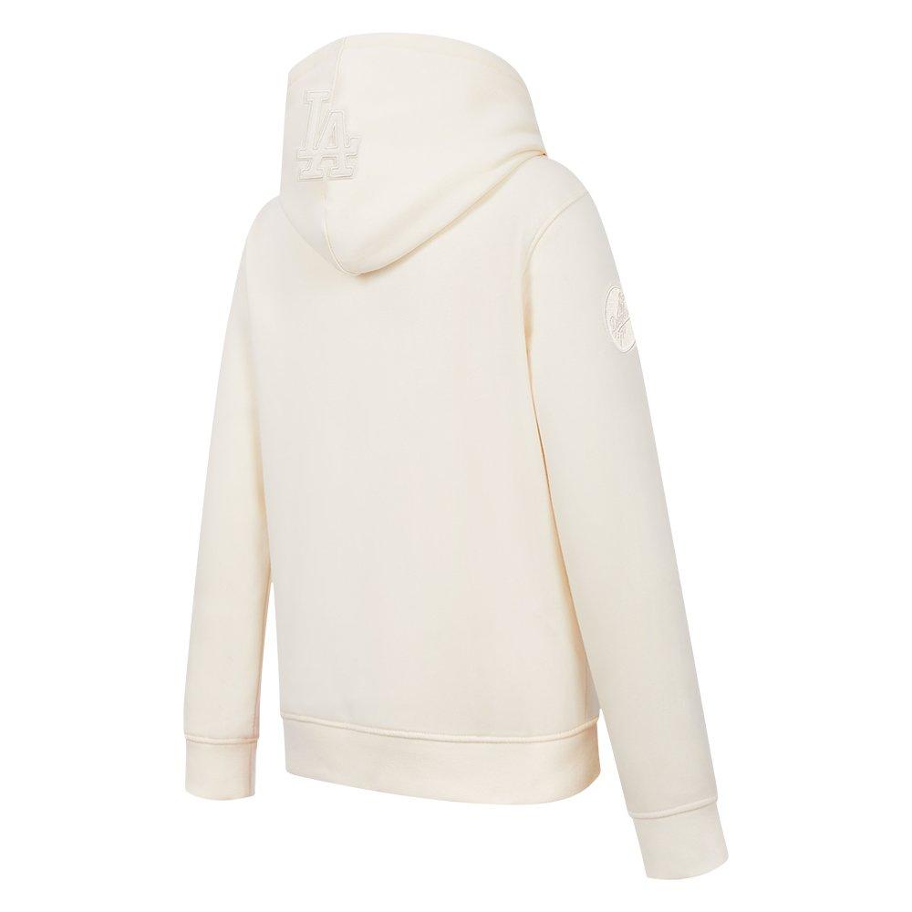 Pro Standard Big Boys' MLB Los Angeles Dodgers Neutral Fleece Pullover Hoodie - Cream - CREAM Thumbnail View 4