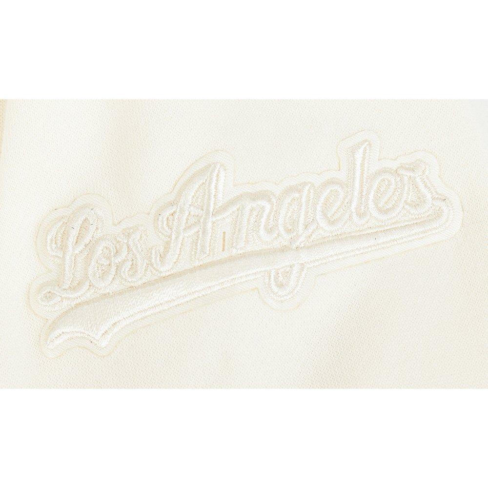 Pro Standard MLB Los Angeles Dodgers Neutral Big Boys' Cream Fleece Pullover Hoodie