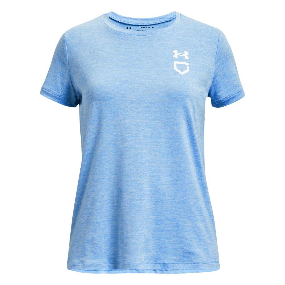Under Armour Utility Softball Training Big Girls' Lt Blue T-Shirt