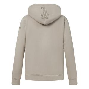 Pro Standard Big Boys' MLB Los Angeles Dodgers Neutral Fleece Pullover Hoodie -Khaki