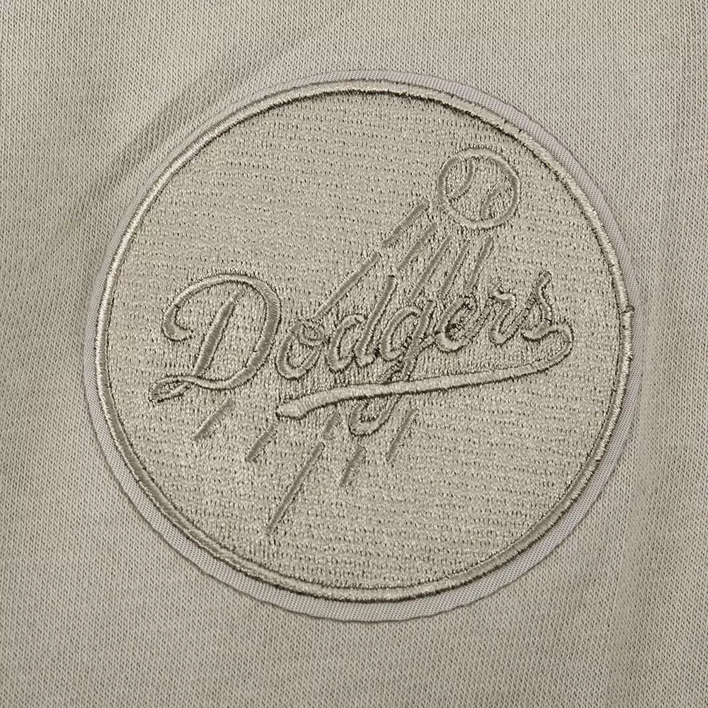 Pro Standard Big Boys' MLB Los Angeles Dodgers Neutral Fleece Pullover Hoodie -Khaki - KHAKI