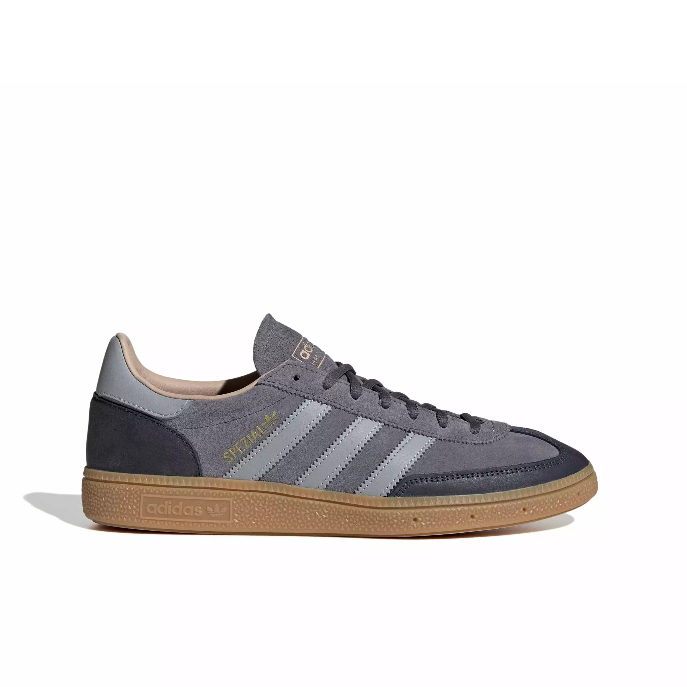 adidas Originals Handball Spezial "Onix/Halo Silver/Gum 4" Men's Shoe - ONIX/SILVER/GUM