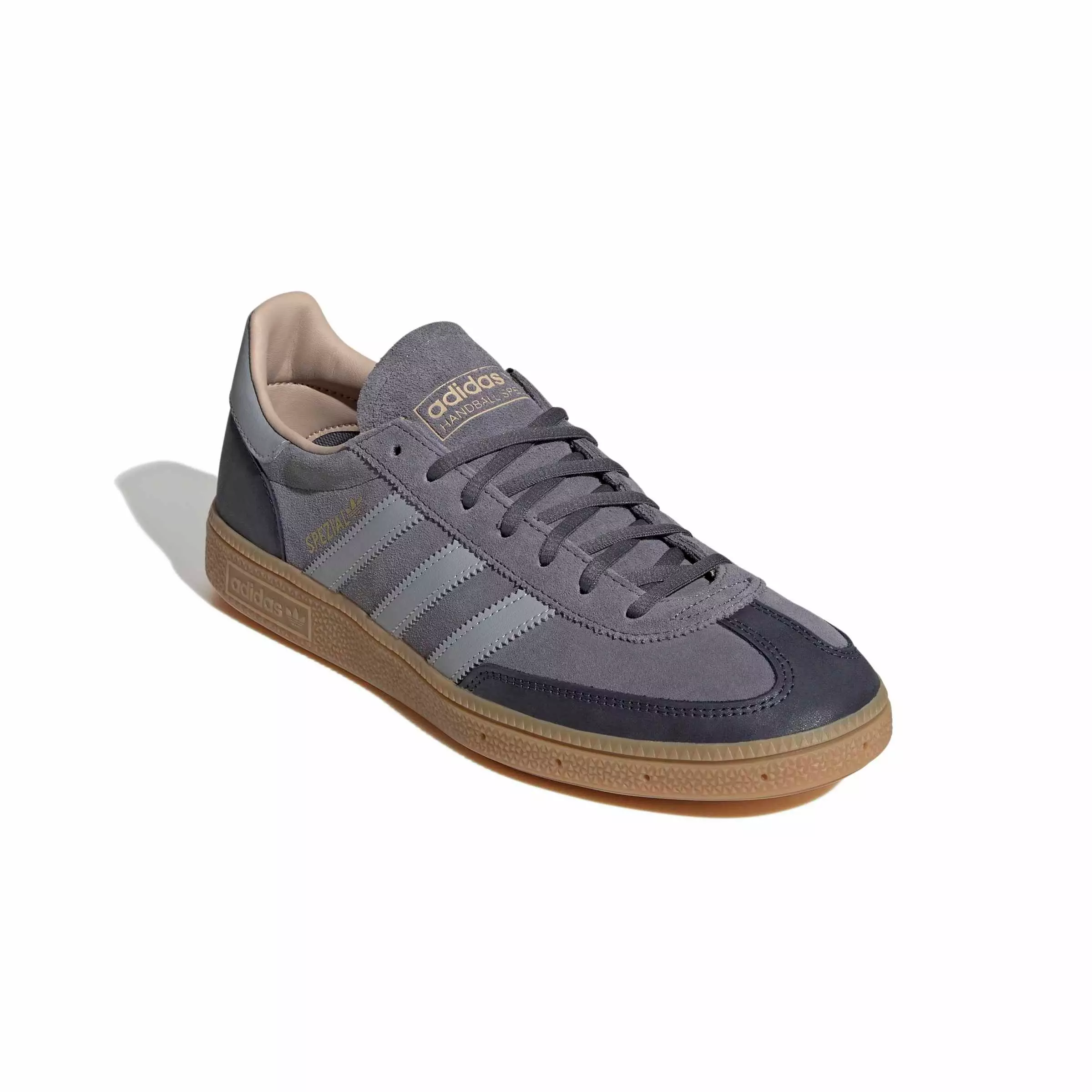 adidas Originals Handball Spezial "Onix/Halo Silver/Gum 4" Men's Shoe - ONIX/SILVER/GUM