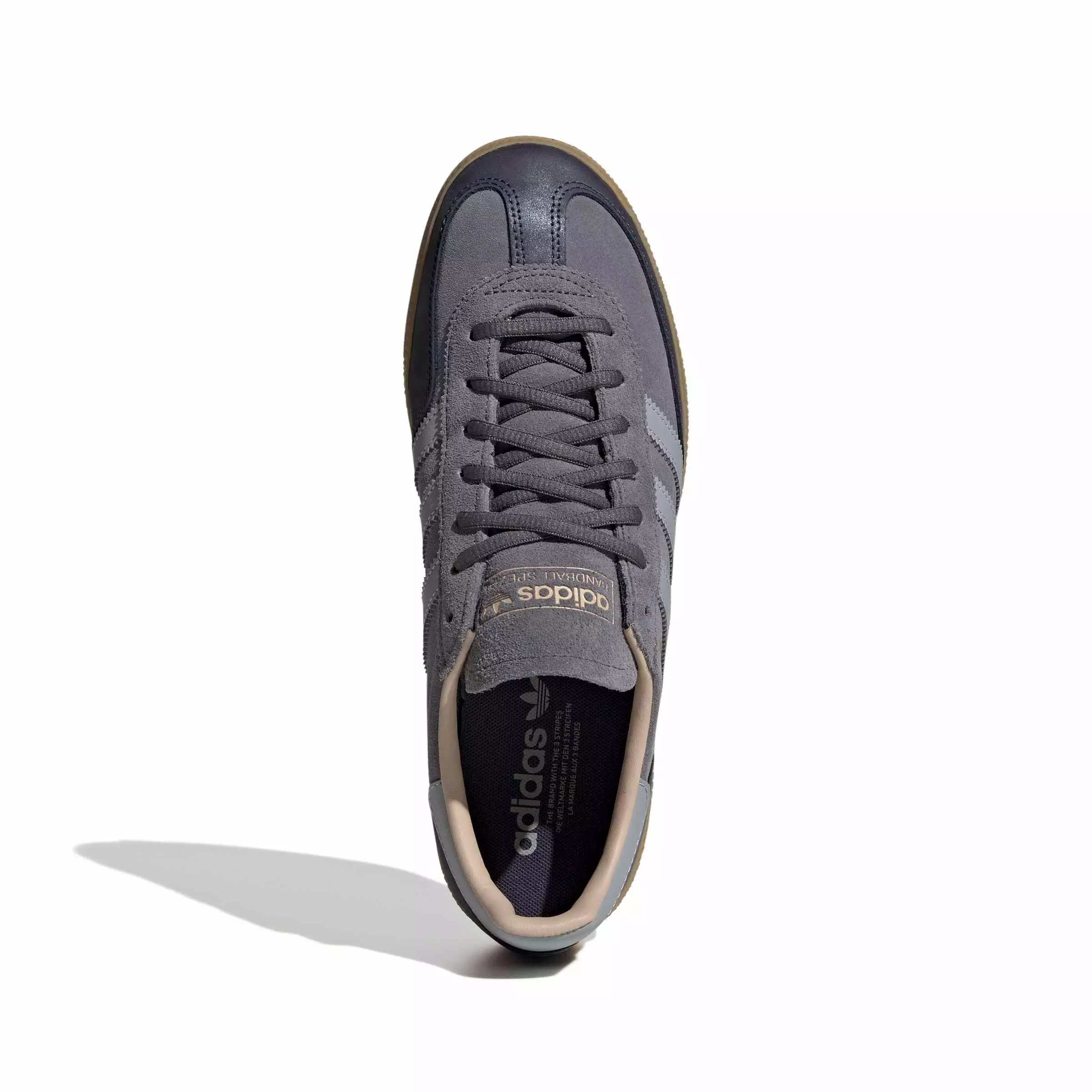 adidas Originals Handball Spezial "Onix/Halo Silver/Gum 4" Men's Shoe - ONIX/SILVER/GUM