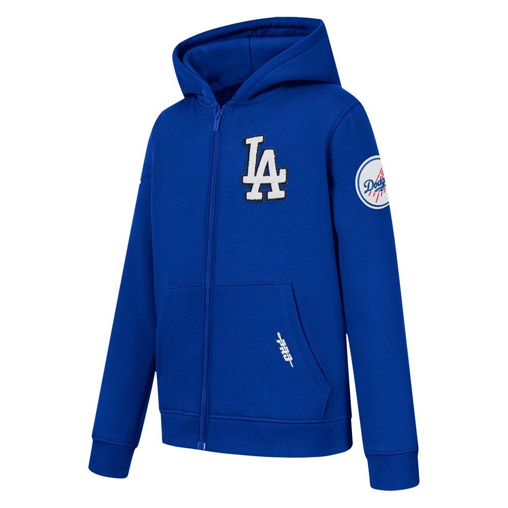 Pro Standard MLB Los Angeles Dodgers Classic Big Boys' Blue Fleece Full-Zip Jacket