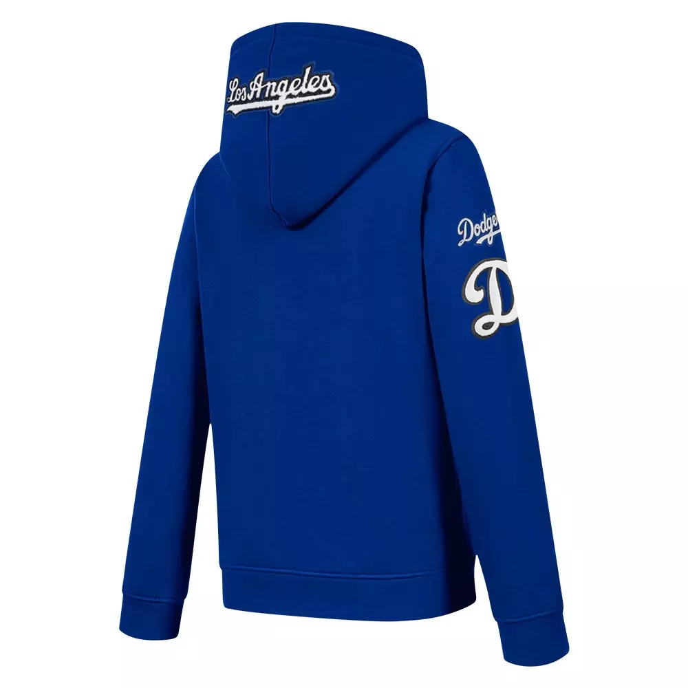 Pro Standard Big Boys' MLB Los Angeles Dodgers Classic Fleece Full-Zip Jacket - Blue - BLUE