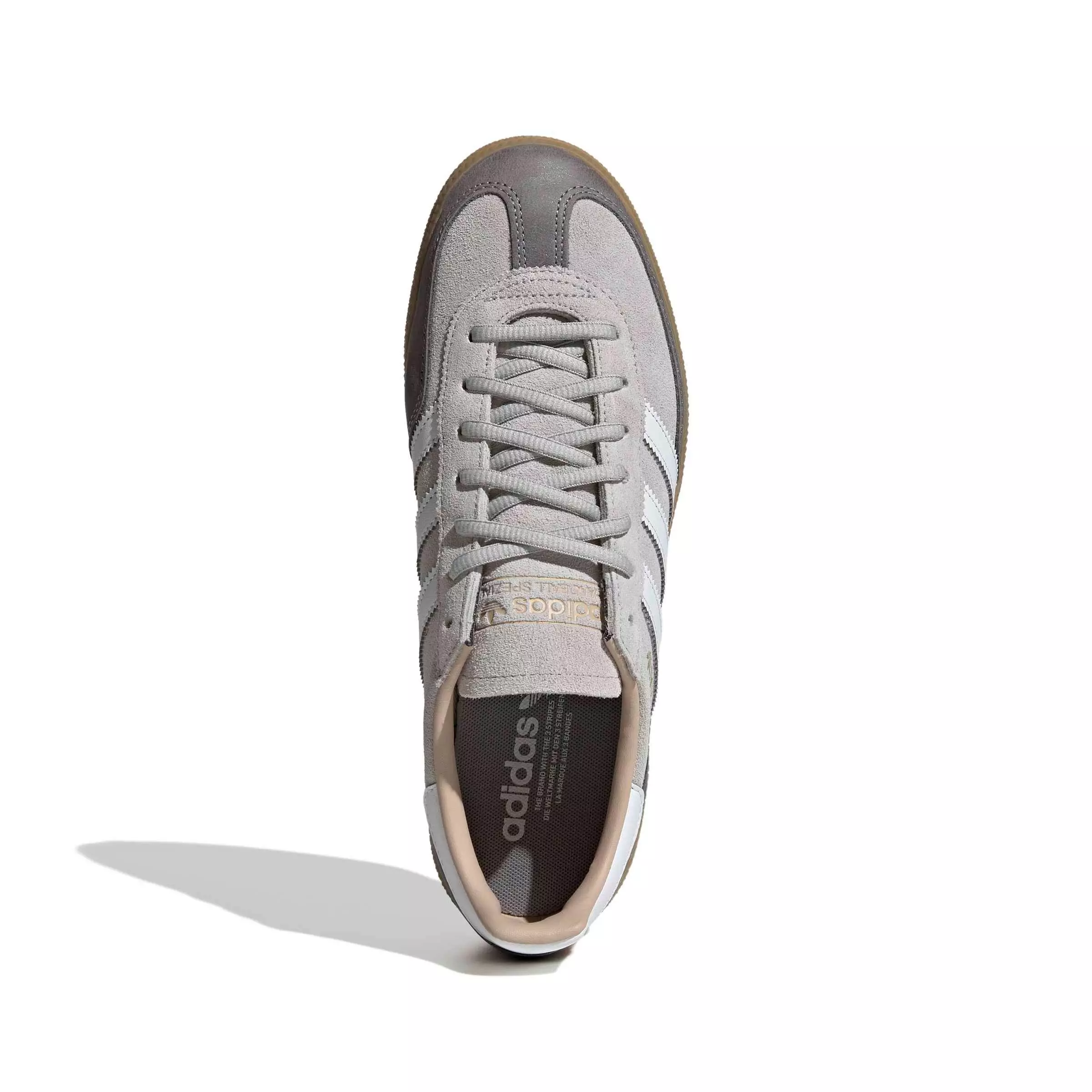 adidas Originals Handball Spezial "Grey Two/Ftwr White/Gum 4" Men's Shoe - GREY/WHITE/GUM