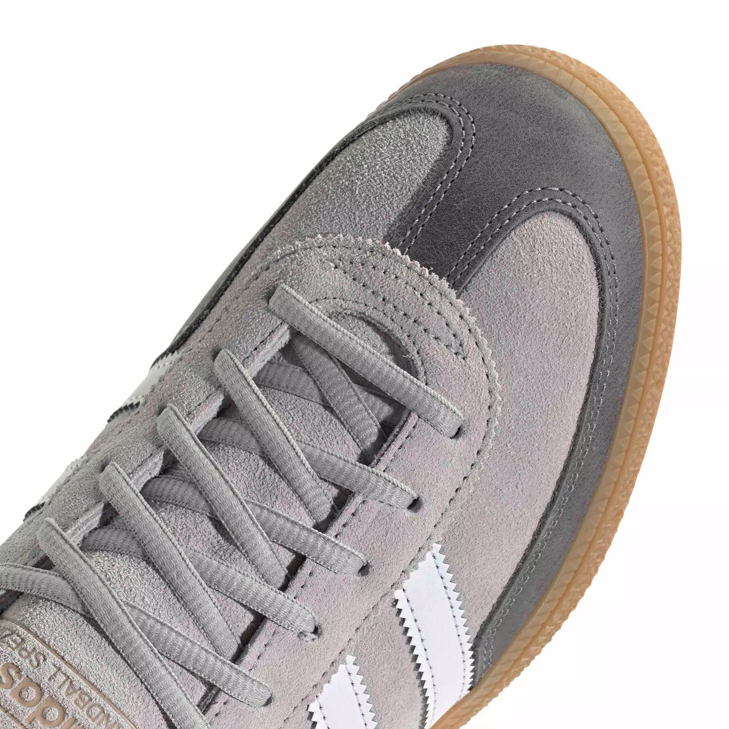 adidas Originals Handball Spezial "Grey Two/Ftwr White/Gum 4" Men's Shoe - GREY/WHITE/GUM