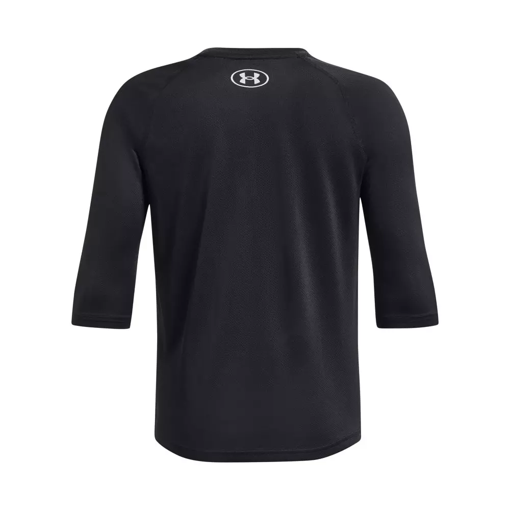 Under Armour Big Boys' Utility 2/3 Shirt - Grey/Black - GREY/BLACK