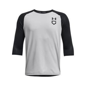 Under Armour Big Boys' Utility 2/3 Shirt - Grey/Black