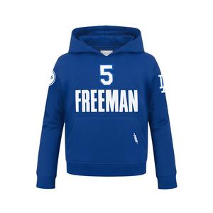 Pro Standard Big Boys' MLB LA Dodgers Freddie Freeman #5 Classic Player Name &amp; Number PO Hoodie