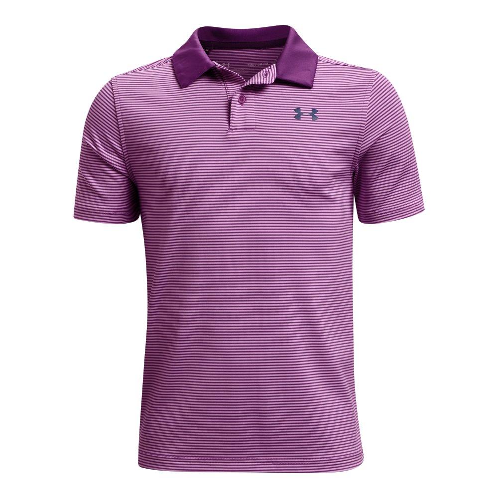 Purple under armour polo on sale shirt