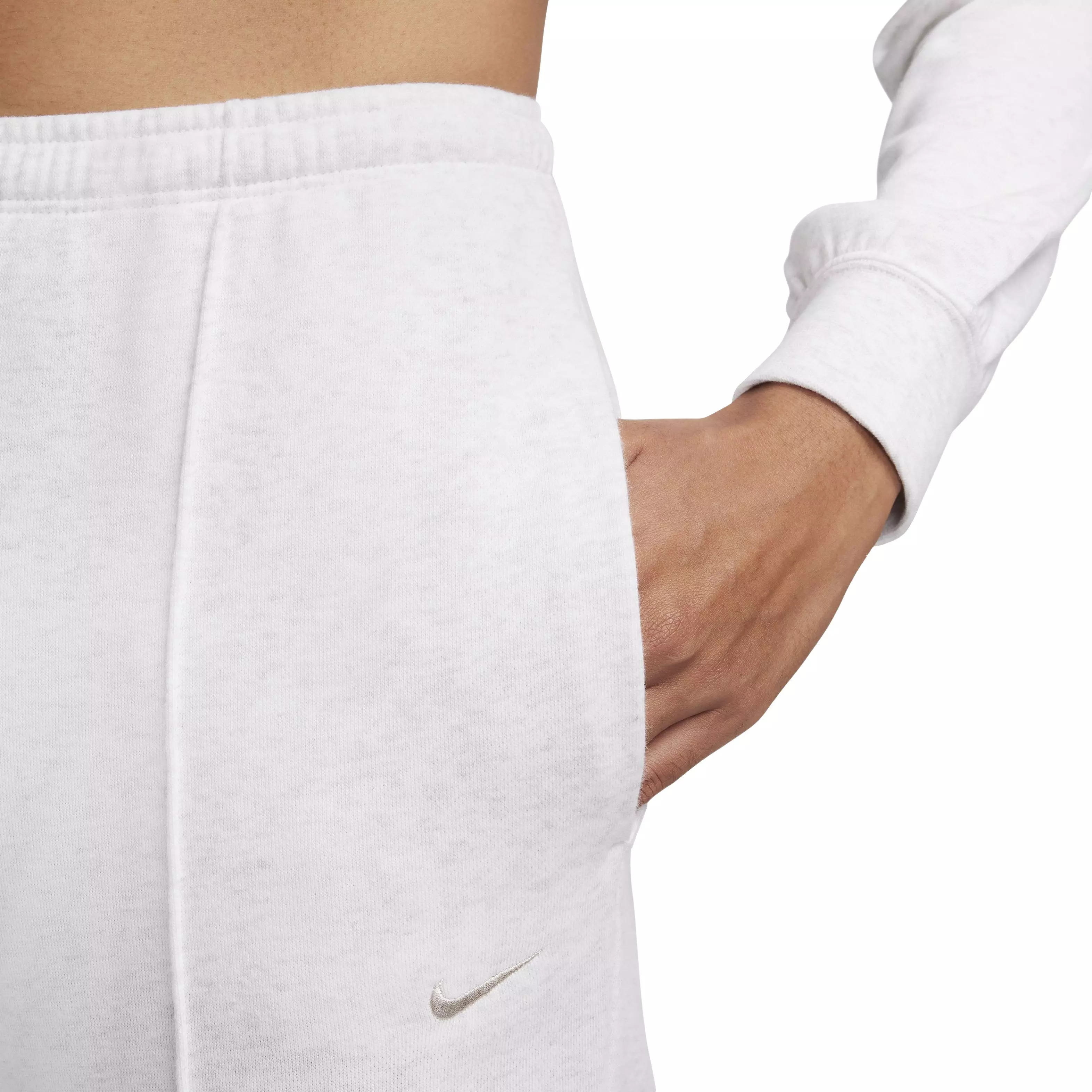 Nike Women's​ Sportswear​ Chill French Terr​y High-Waisted Sweatpants​ -Birch Heather​ - BIRCH HEATHER
