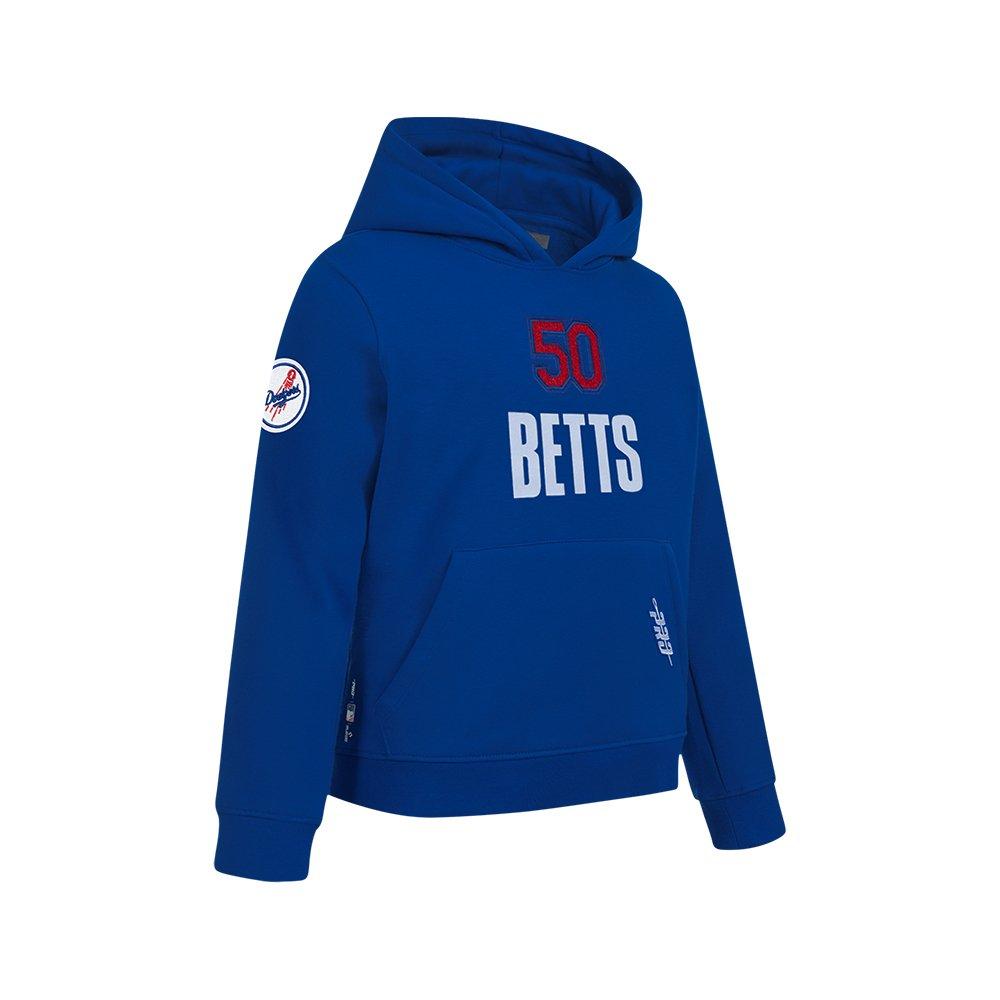 Pro Standard MLB LA Dodgers Mookie Betts #50 Classic Player Name & Number Big Boys' PO Hoodie