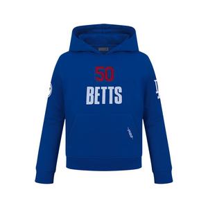 Pro Standard Big Boys' MLB LA Dodgers Mookie Betts #50 Classic Player Name &amp; Number PO Hoodie
