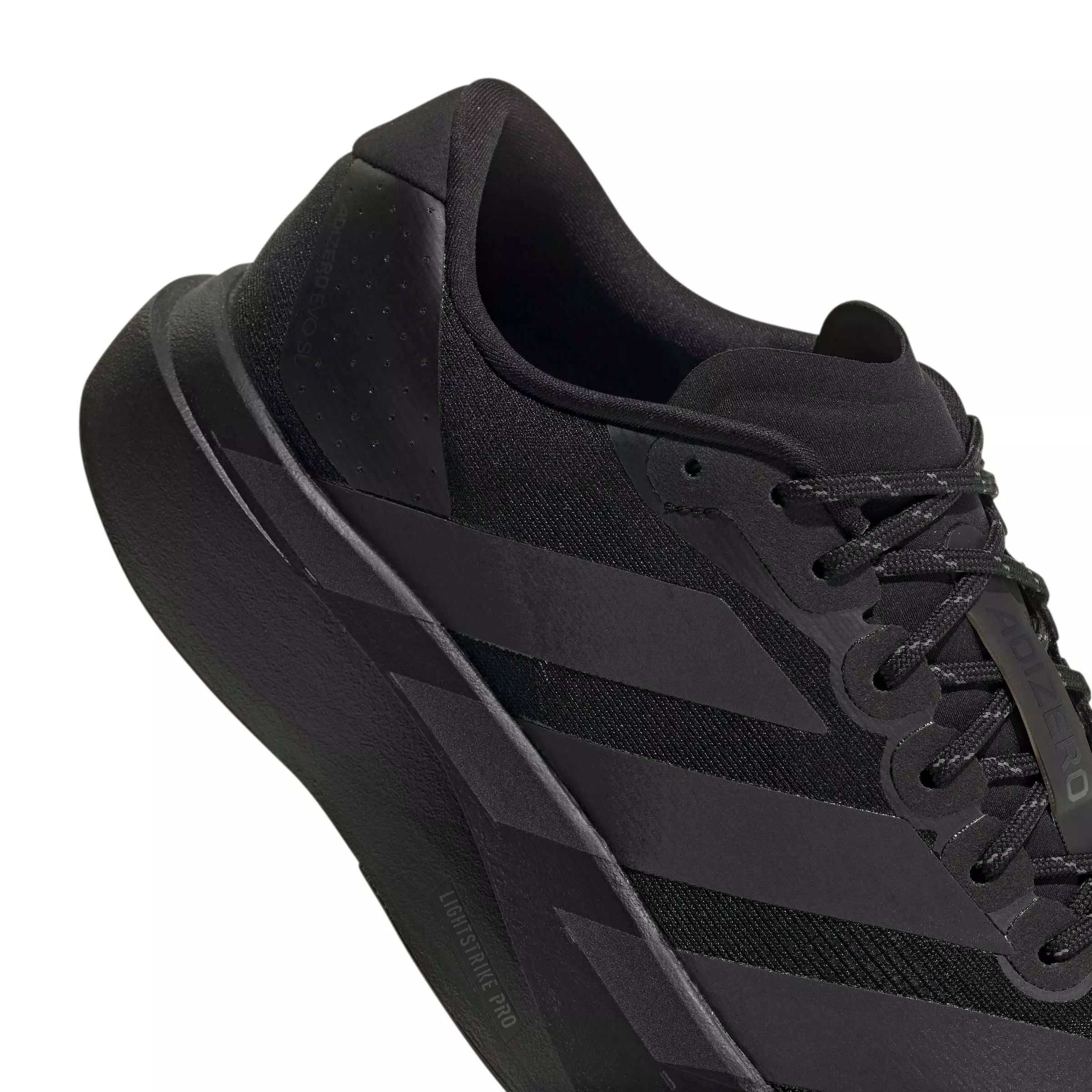 adidas Adizero EVO SL "Core Black/Carbon/White Tint" Men's Running Shoe - BLACK/CARBON/WHITE