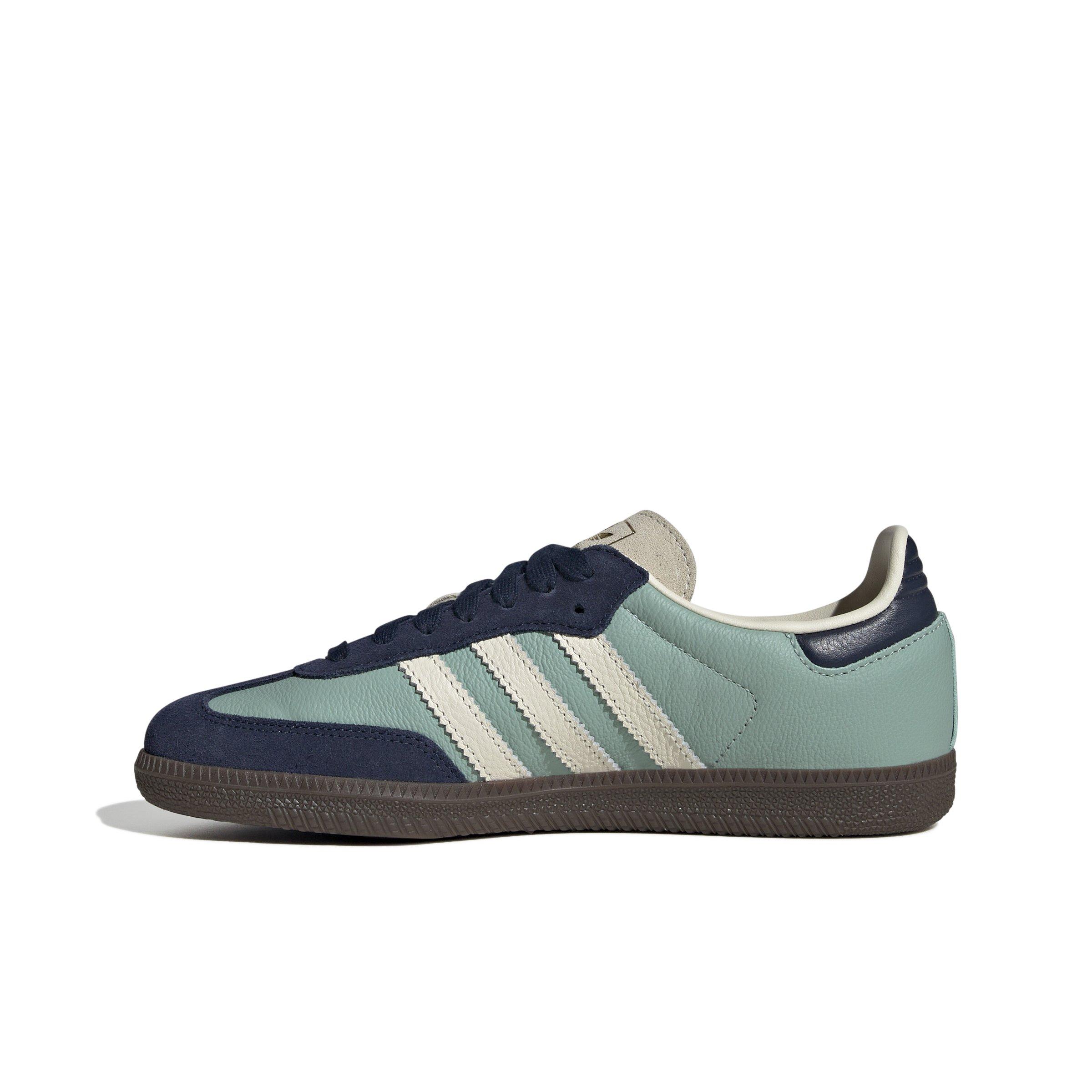 adidas Originals Samba OG "Hazy Green/Cream White/Night Indigo" Women's Shoe - GREEN/CREAM/INDIGO Thumbnail View 2