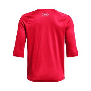 Under Armour Big Boys' Utility 2/3 Shirt - Grey/Red