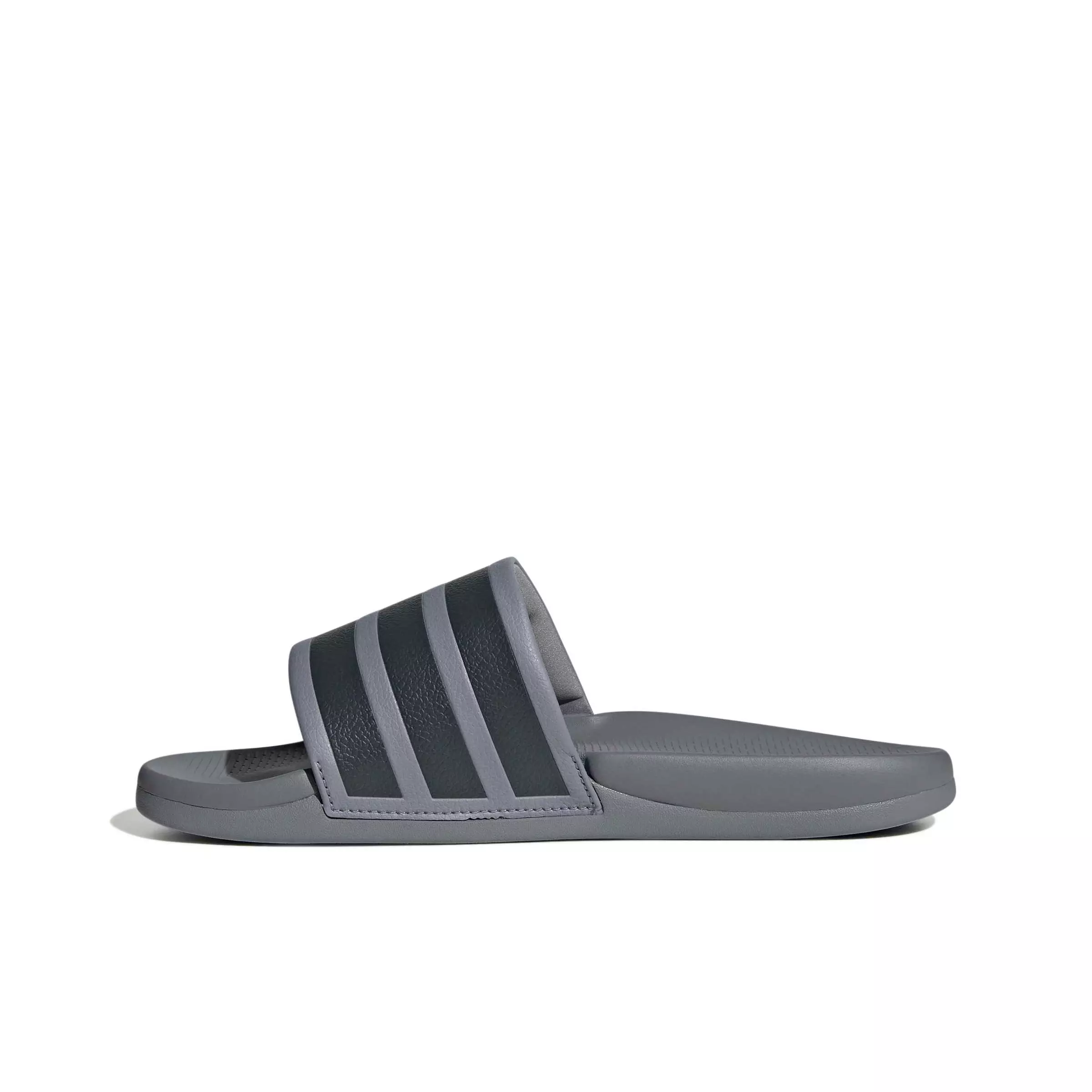adidas Adilette Comfort 2.0 "Grey/Carbon/Grey Three" Men's Slide - GREY/CARBON/GREY