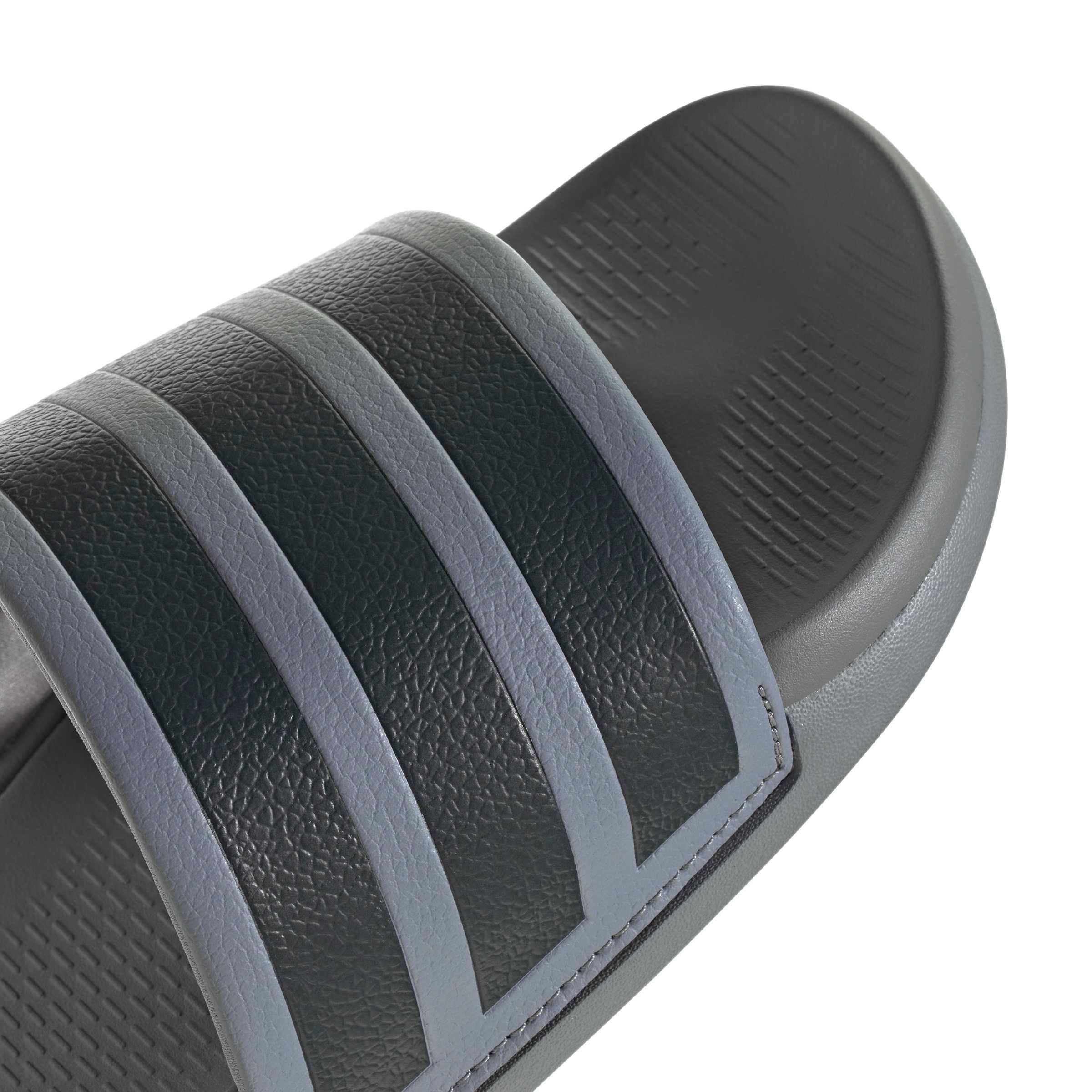 adidas Adilette Comfort 2.0 "Grey/Carbon/Grey Three" Men's Slide - GREY/CARBON/GREY