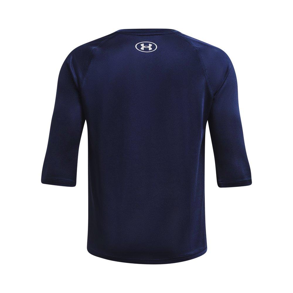 Under Armour Big Boys' Utility 2/3 Shirt - Grey/Navy