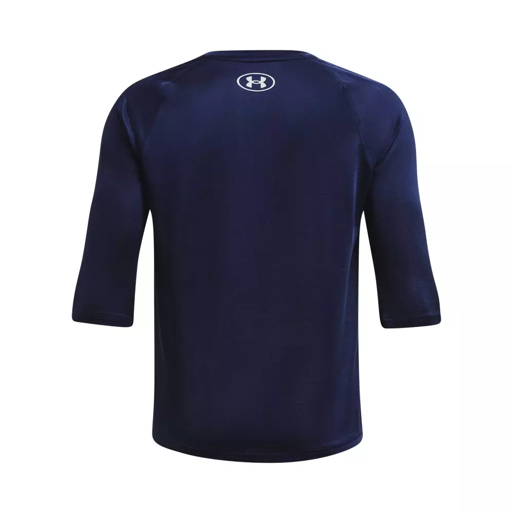 Under Armour Big Boys' Utility 2/3 Shirt - Grey/Navy - GREY/NAVY