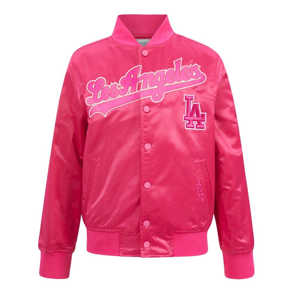 Pro Standard Big Girls' MLB Los Angeles Dodgers Triple Pink Satin