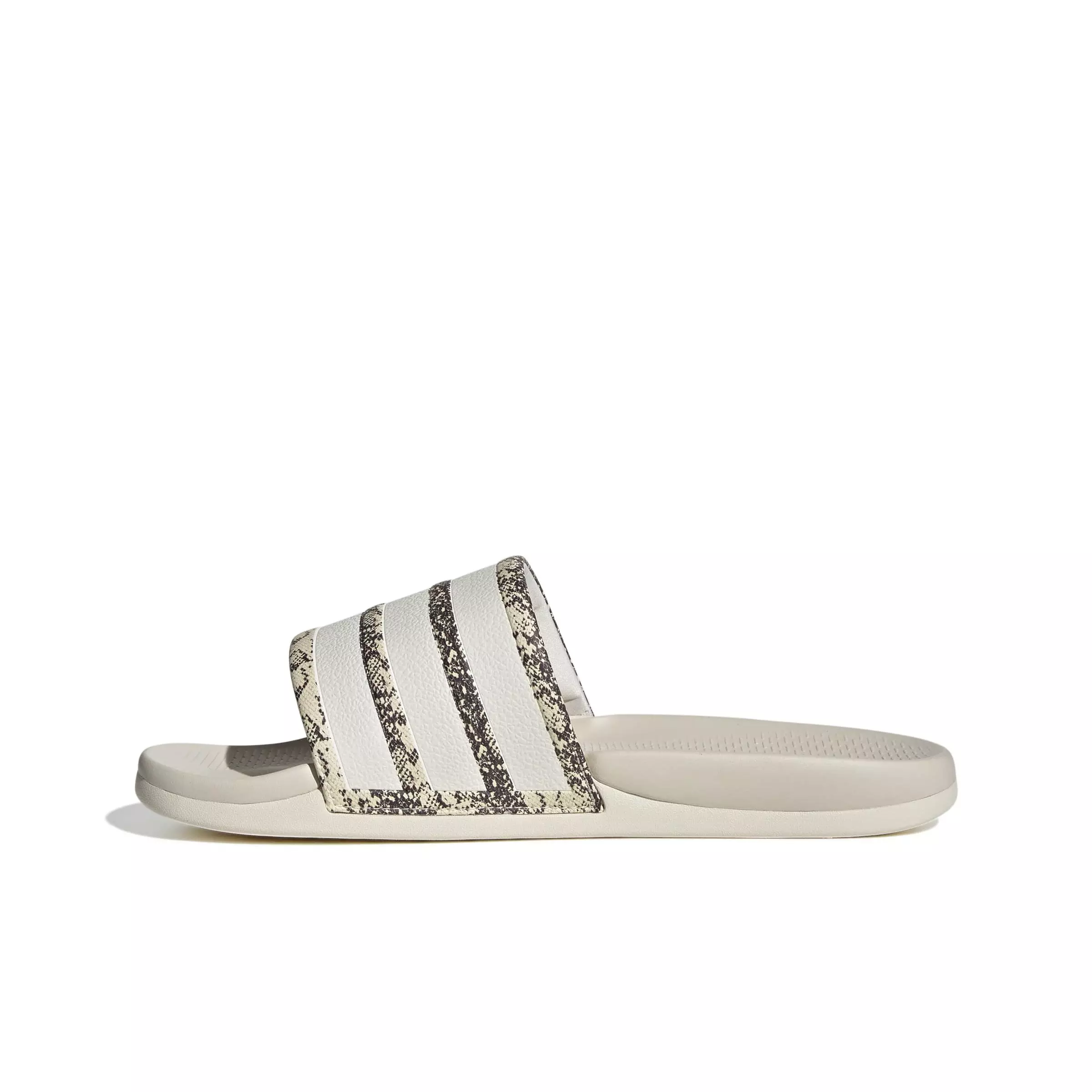 adidas Adilette Comfort 2.0 "Chalk White/Chalk White/Chalk White" Men's Slide - WHITE/WHITE/WHITE