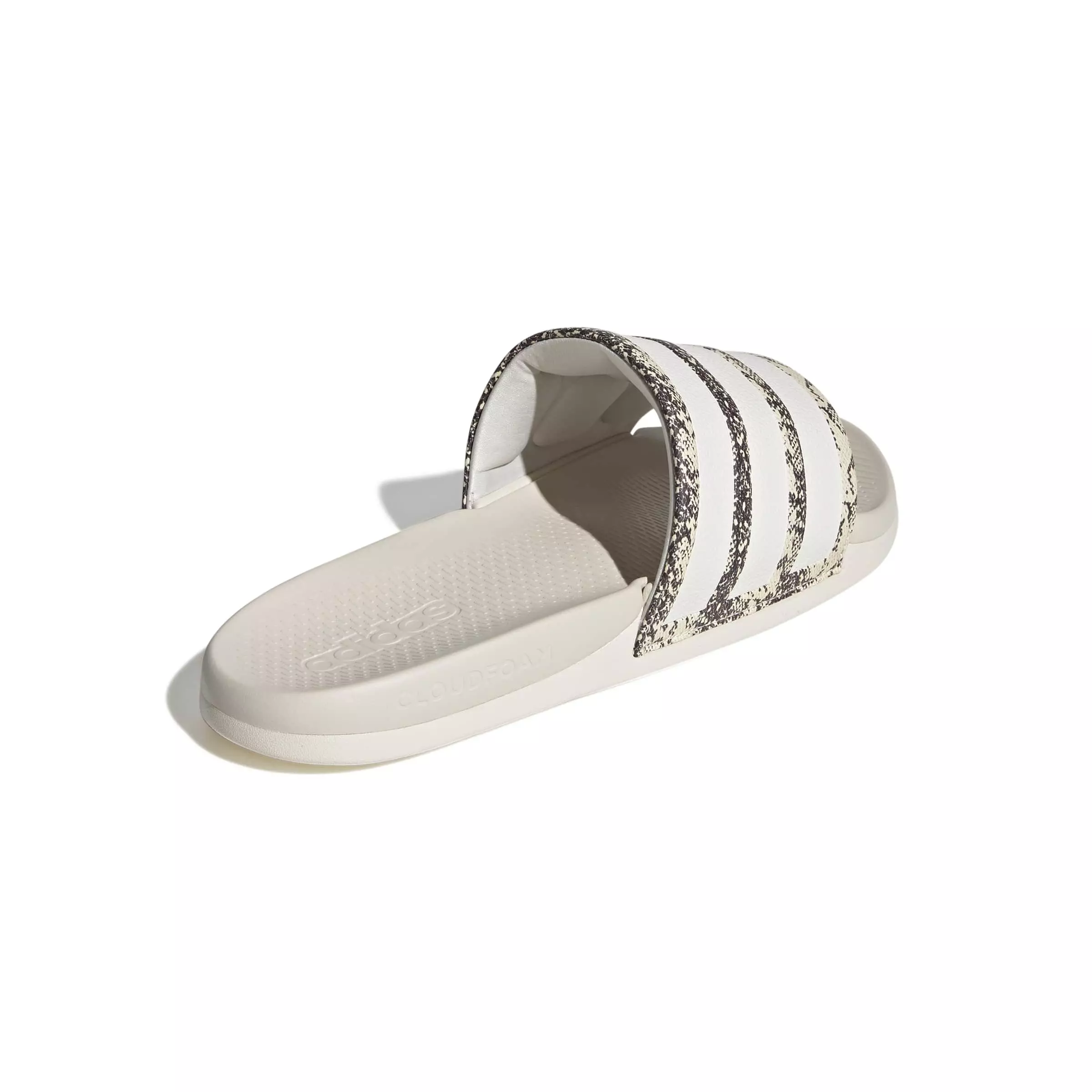 adidas Adilette Comfort 2.0 "Chalk White/Chalk White/Chalk White" Men's Slide - WHITE/WHITE/WHITE