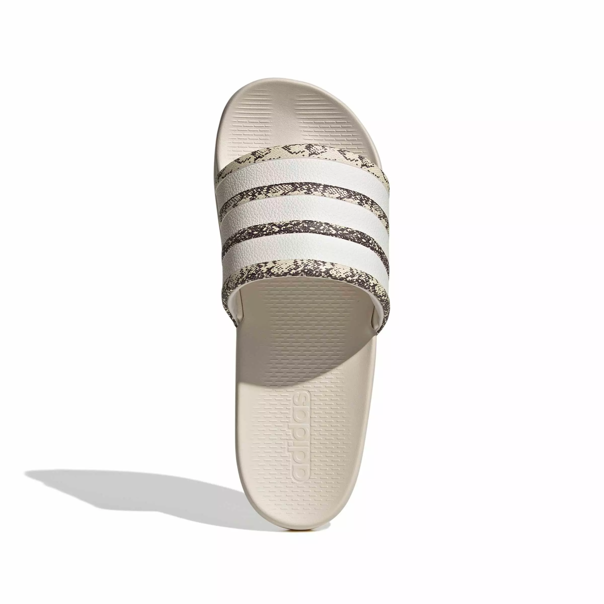 adidas Adilette Comfort 2.0 "Chalk White/Chalk White/Chalk White" Men's Slide - WHITE/WHITE/WHITE
