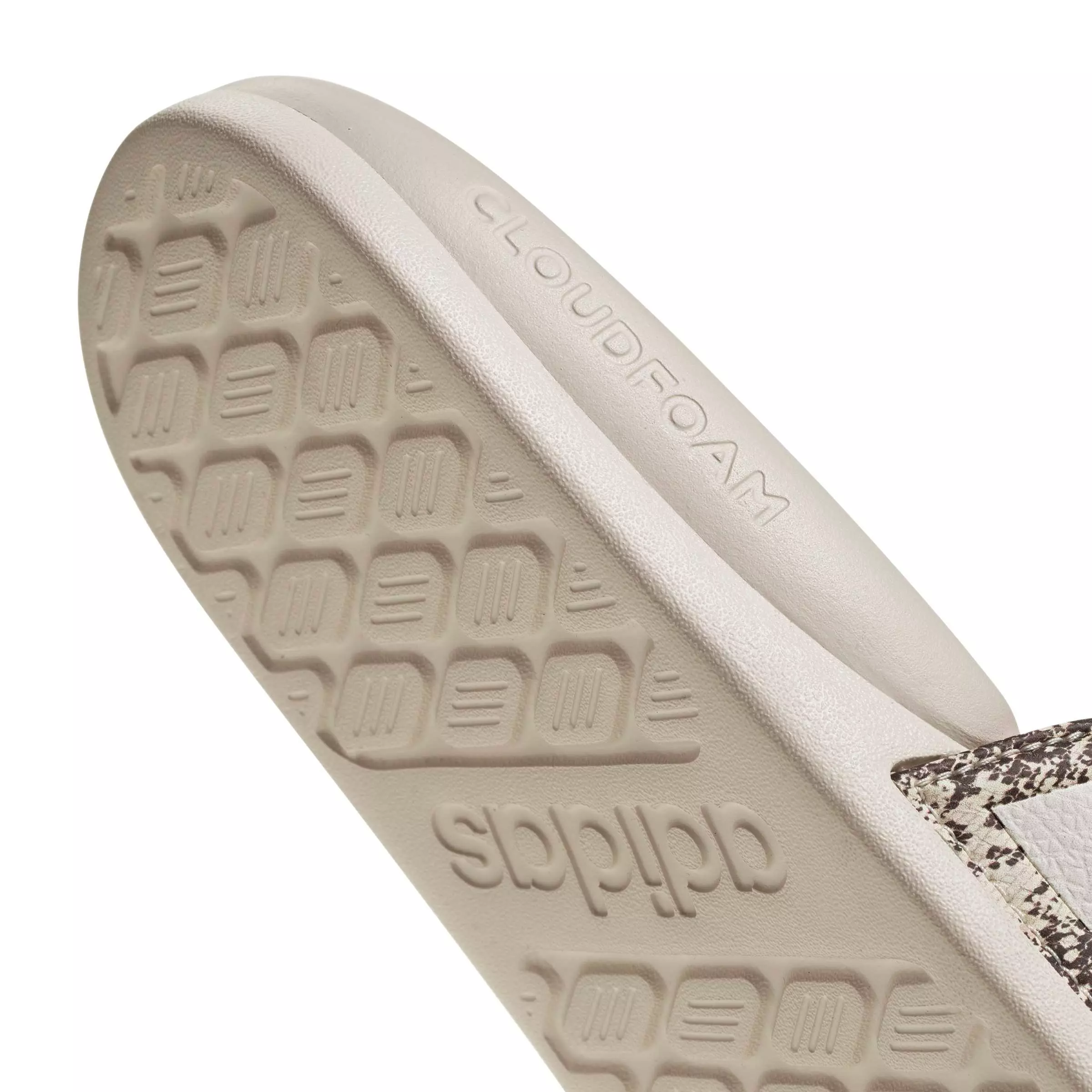 adidas Adilette Comfort 2.0 "Chalk White/Chalk White/Chalk White" Men's Slide - WHITE/WHITE/WHITE