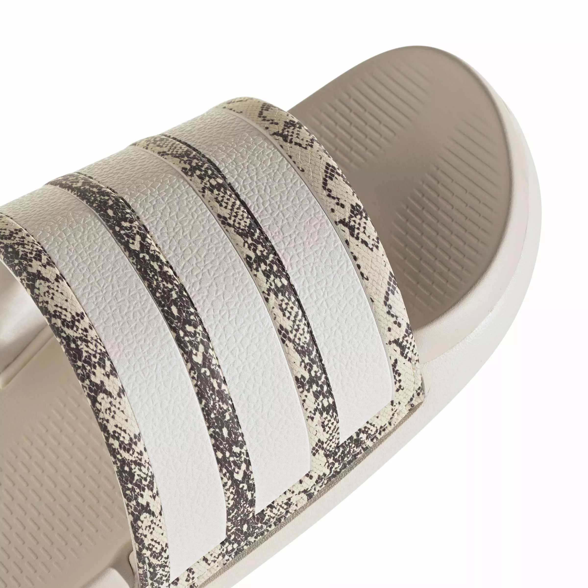 adidas Adilette Comfort 2.0 "Chalk White/Chalk White/Chalk White" Men's Slide - WHITE/WHITE/WHITE