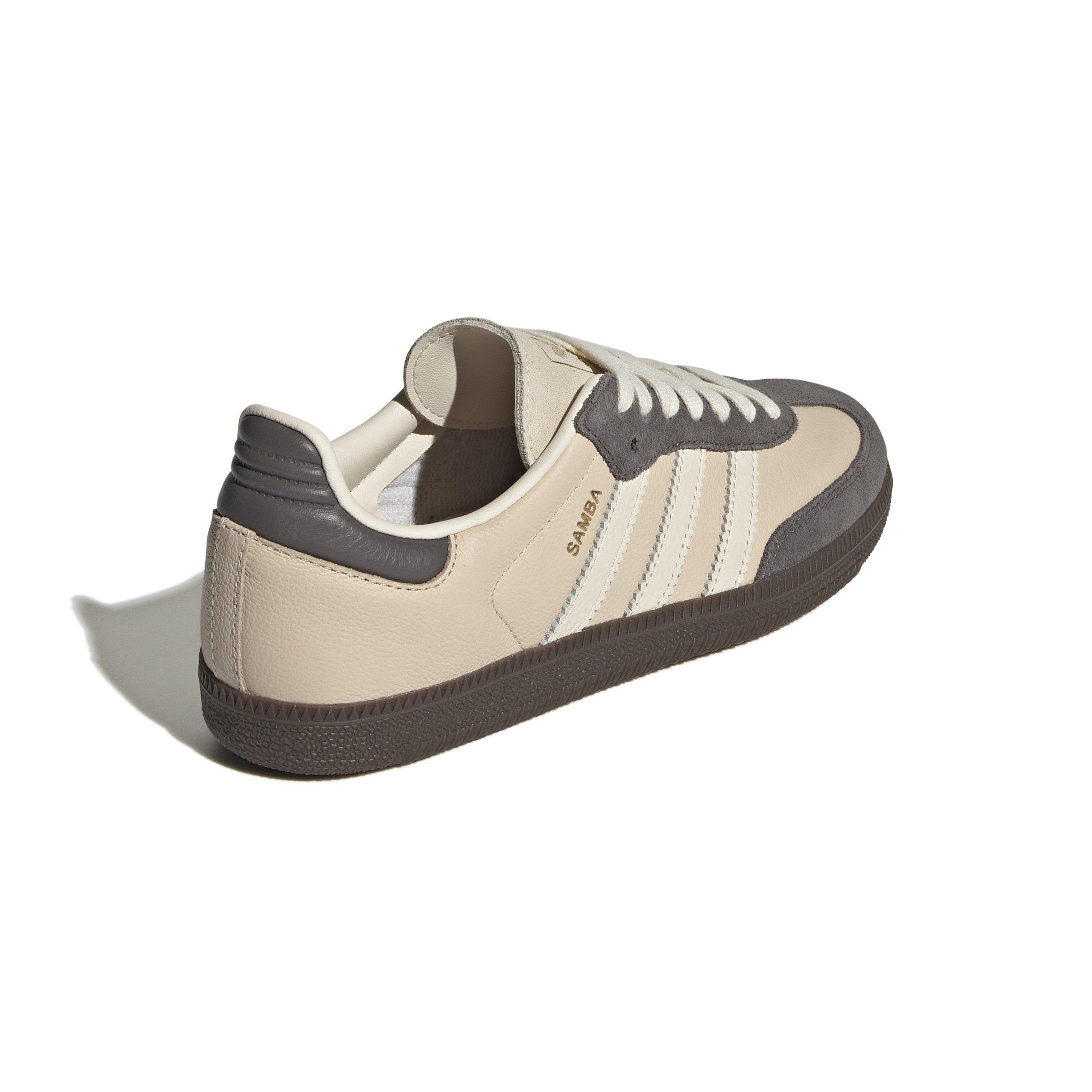 adidas Originals Samba OG "Crystal Sand/Cream White/Charcoal" Women's Shoe - SAND/CREAM/CHARCOAL Thumbnail View 4