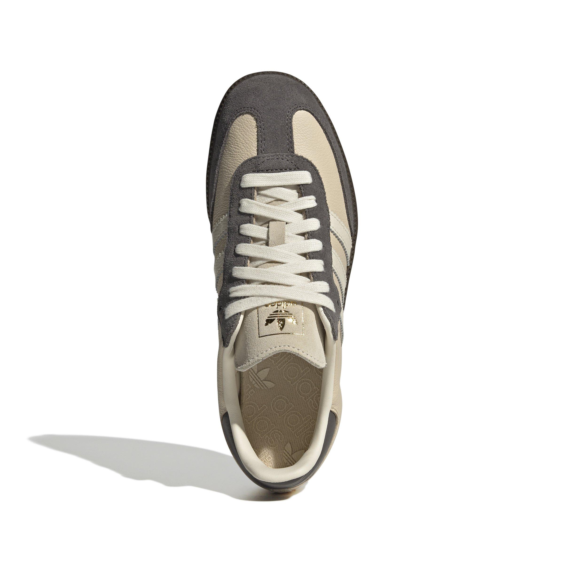 adidas Originals Samba OG "Crystal Sand/Cream White/Charcoal" Women's Shoe - SAND/CREAM/CHARCOAL Thumbnail View 5