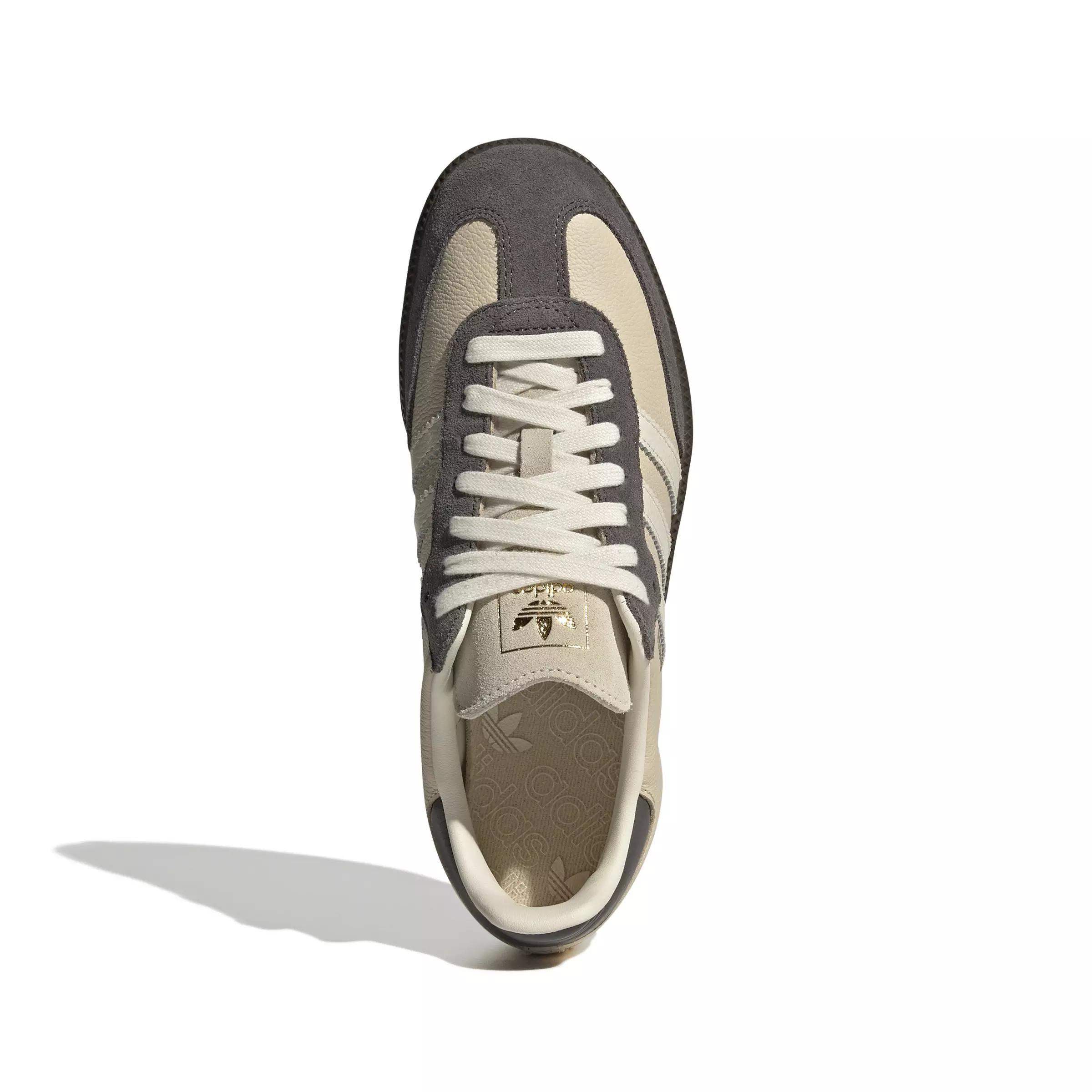 adidas Originals Samba OG "Crystal Sand/Cream White/Charcoal" Women's Shoe - SAND/CREAM/CHARCOAL