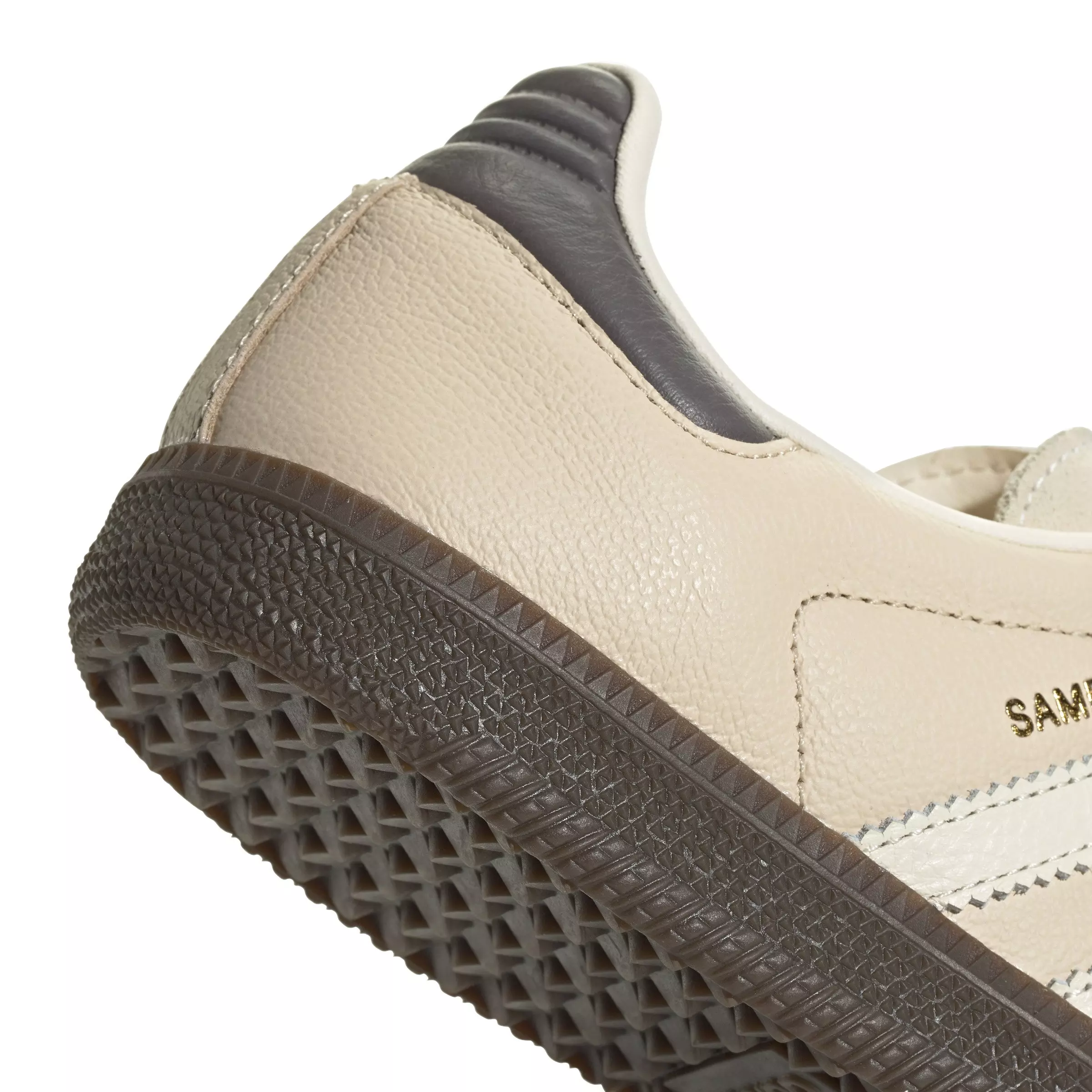 adidas Originals Samba OG "Crystal Sand/Cream White/Charcoal" Women's Shoe - SAND/CREAM/CHARCOAL