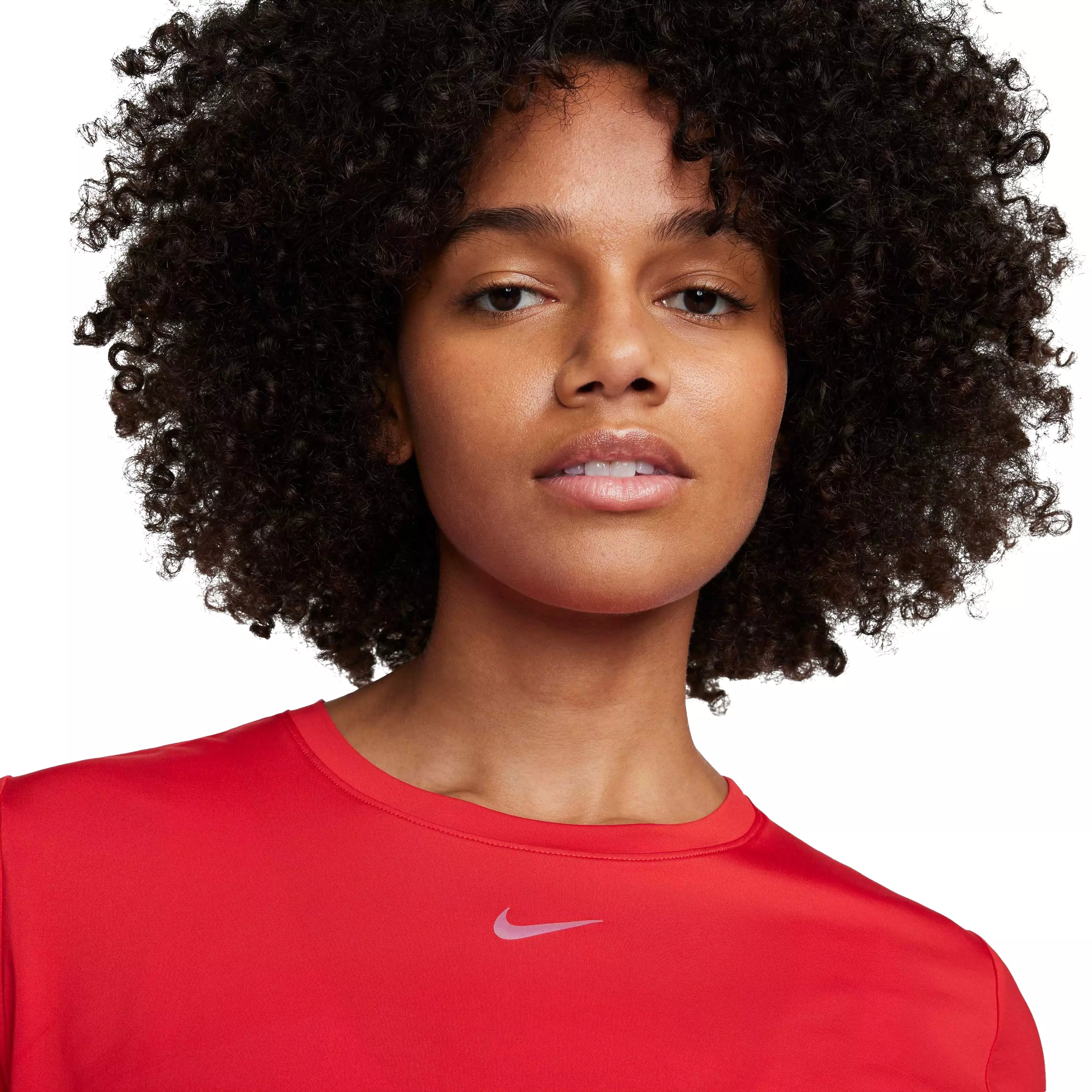 Nike Women's One Classic Dri-FIT Short-Sleeve Top - Red - RED