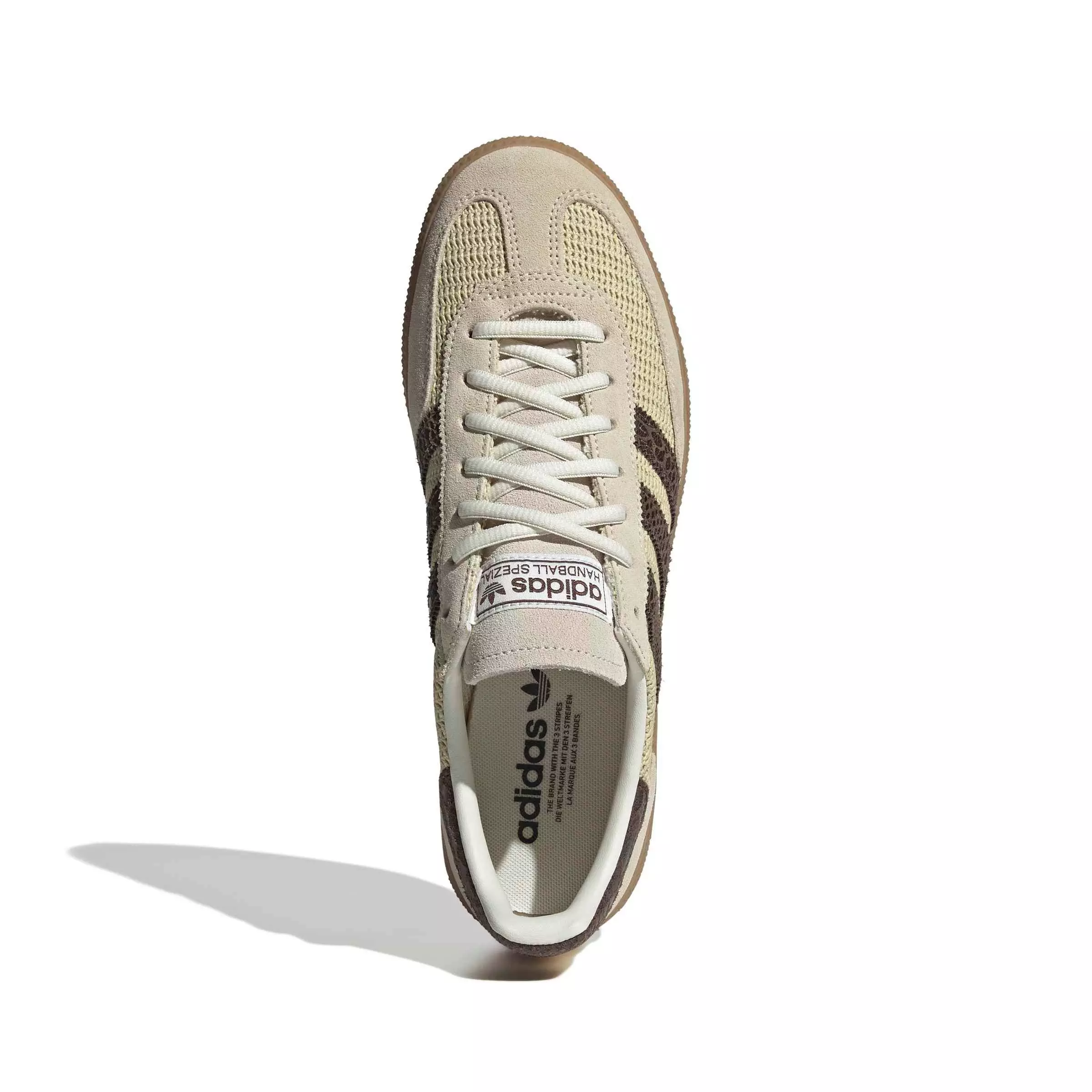 adidas Originals Handball Spezial "Dual Yellow/Brown/Warm Vanilla" Men's Shoe - YELLOW/BROWN/VANILLA