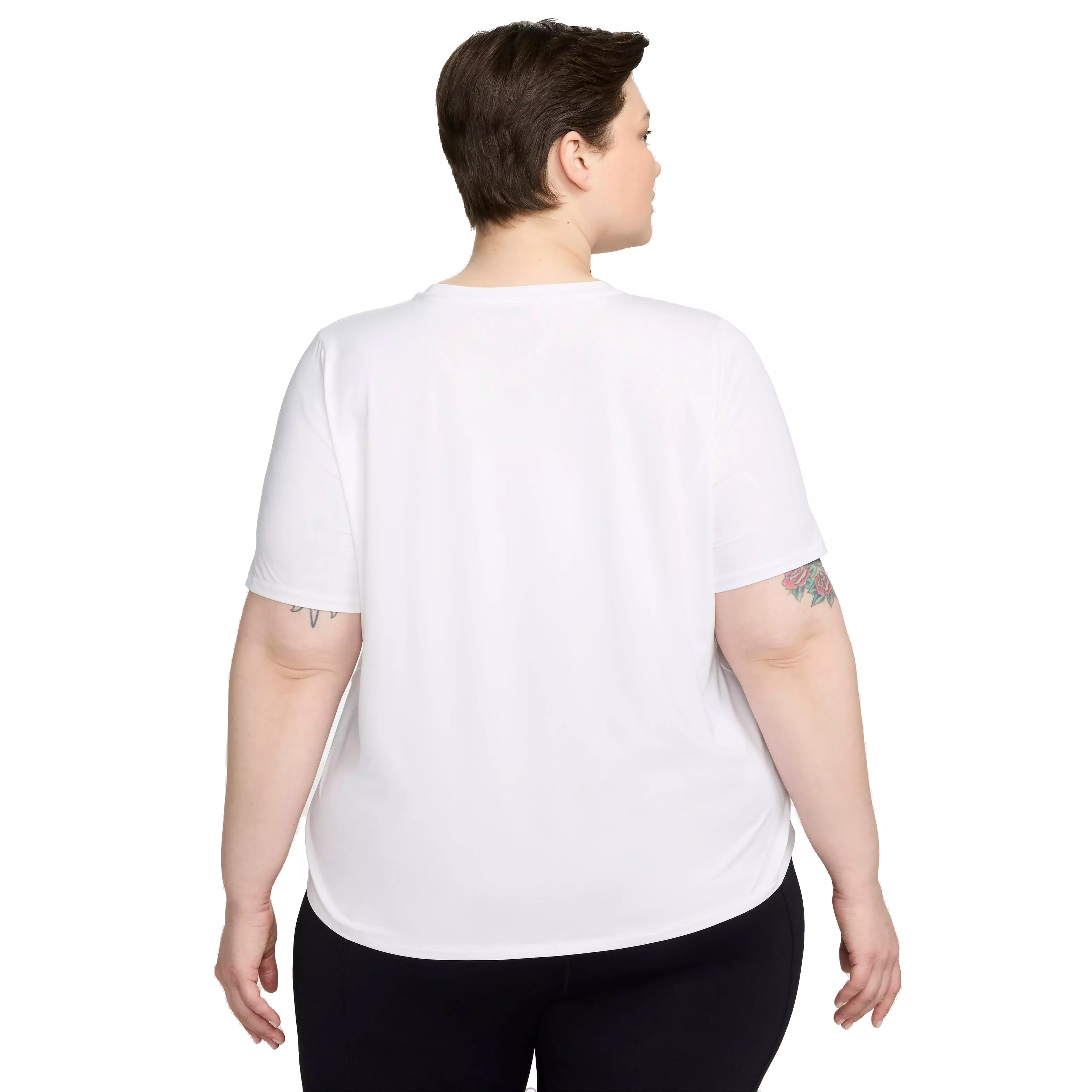 Nike Women's One Classic Short-Sleeve Dri-FIT Top - White - WHITE