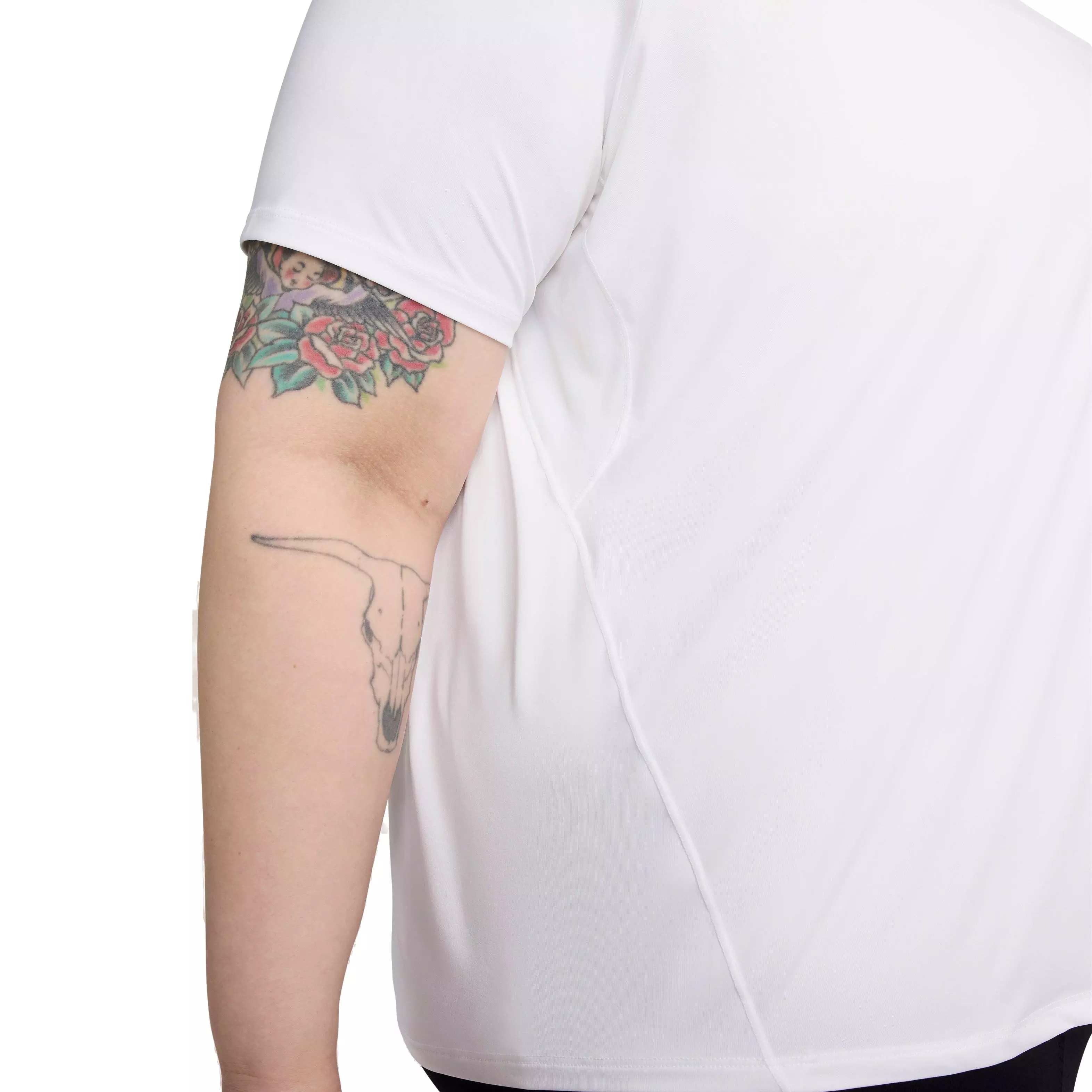 Nike Women's One Classic Short-Sleeve Dri-FIT Top - White - WHITE