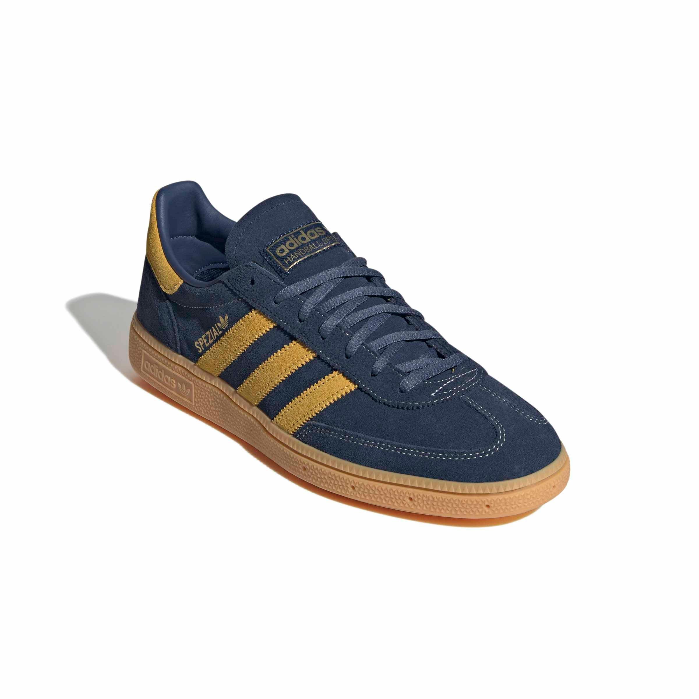 adidas Originals Handball Spezial "Night Indigo/Bold Gold/Gum 1" Men's Shoe - INDIGGO/GOLD/GUM