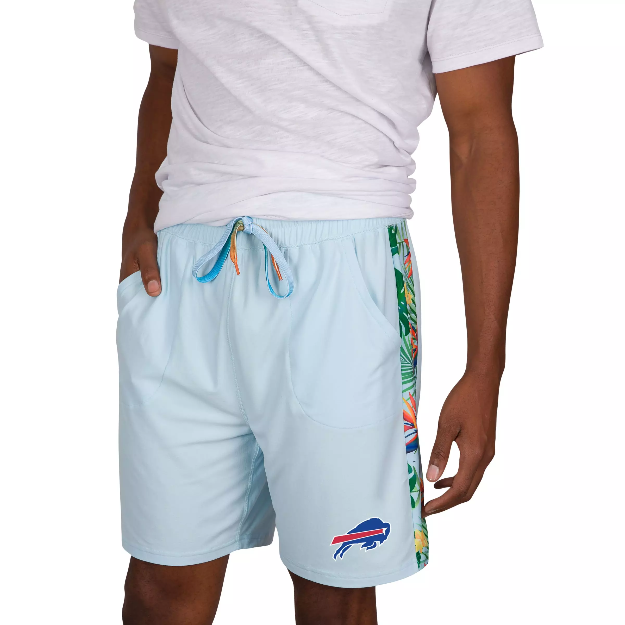 College Sports Men's Curate Buffalo Bills Knit Shorts - MULTI-COLOR