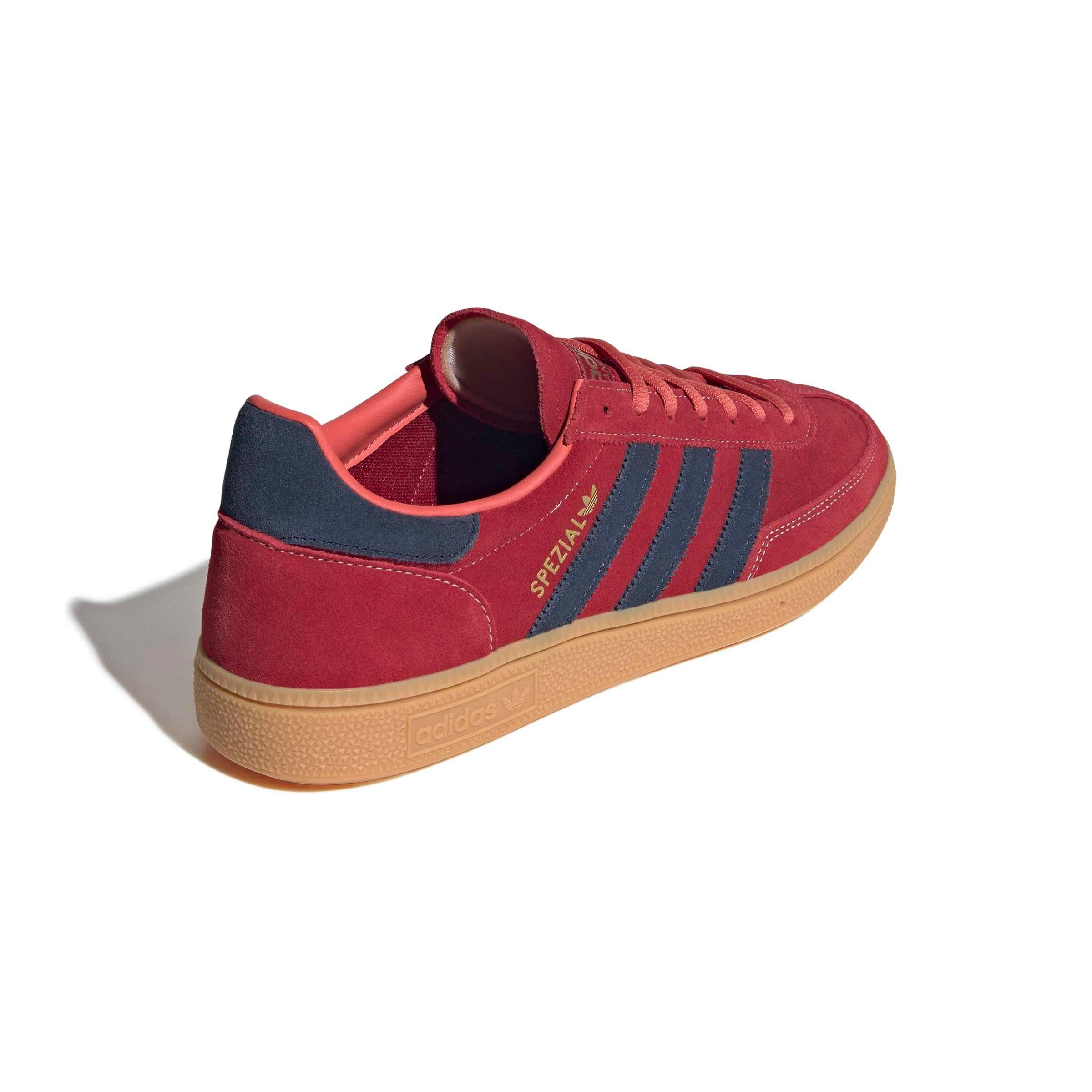 adidas Originals Handball Spezial "Team Victory Red/Night Indigo/Gum 1" Men's Shoe - RED/INDIGO/GUM