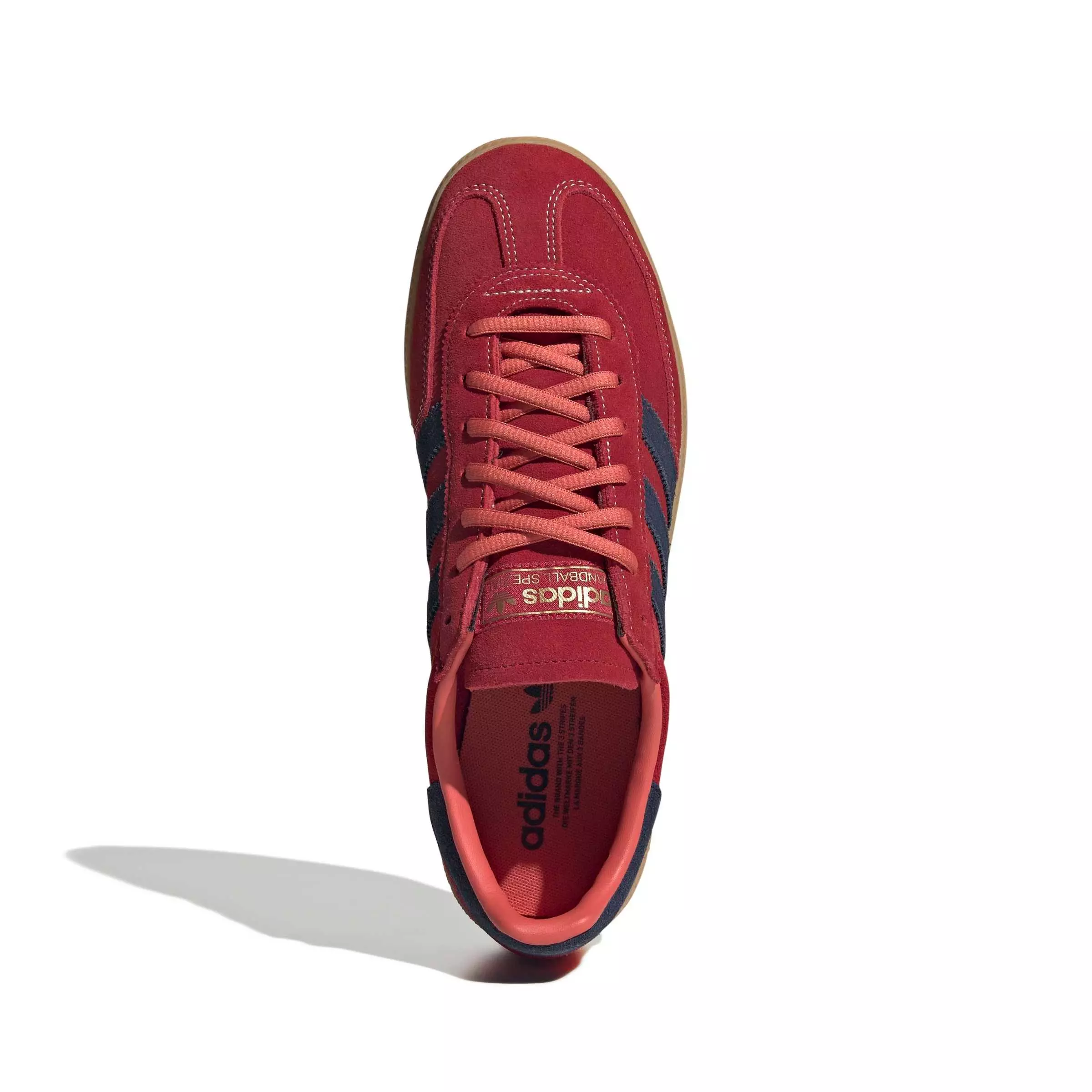 adidas Originals Handball Spezial "Team Victory Red/Night Indigo/Gum 1" Men's Shoe - RED/INDIGO/GUM